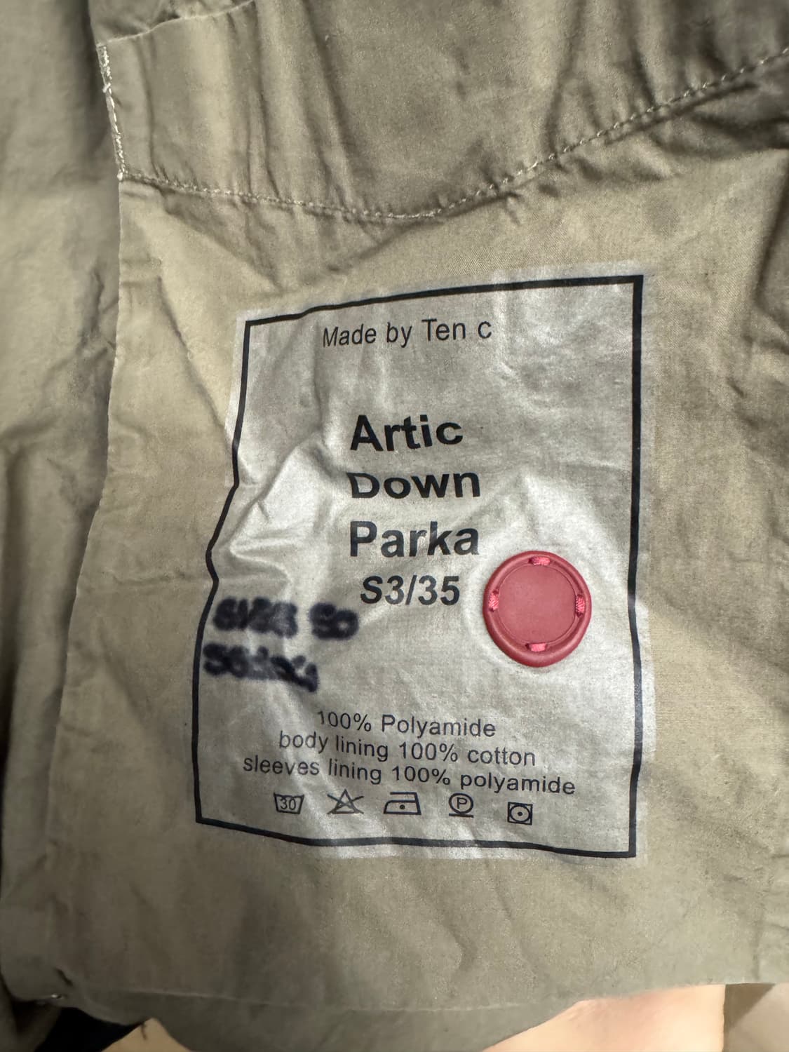 텐씨 아틱 다운 파카 블랙 상품이미지4