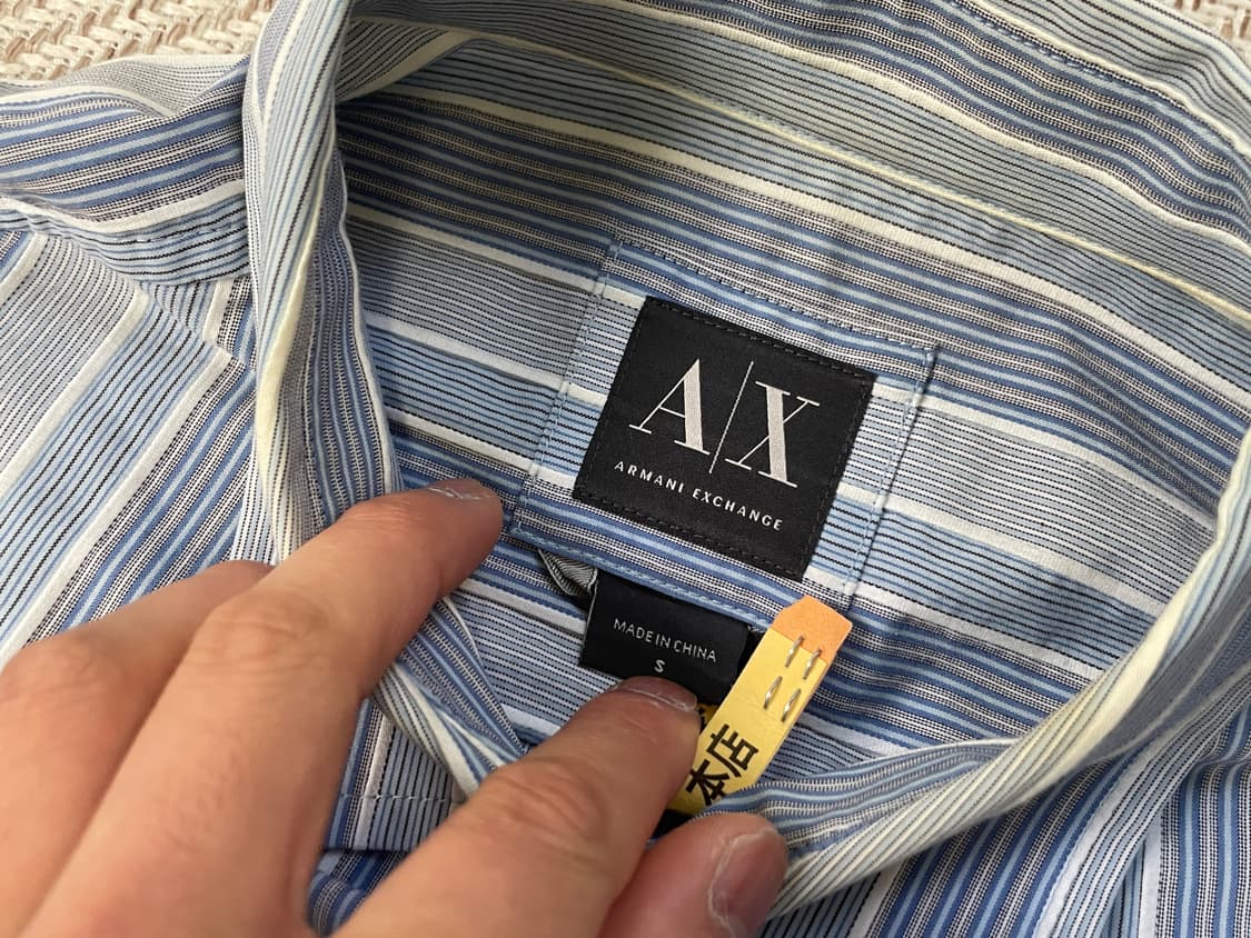 아르마니 스트라이프 셔츠  J03371 상품이미지4