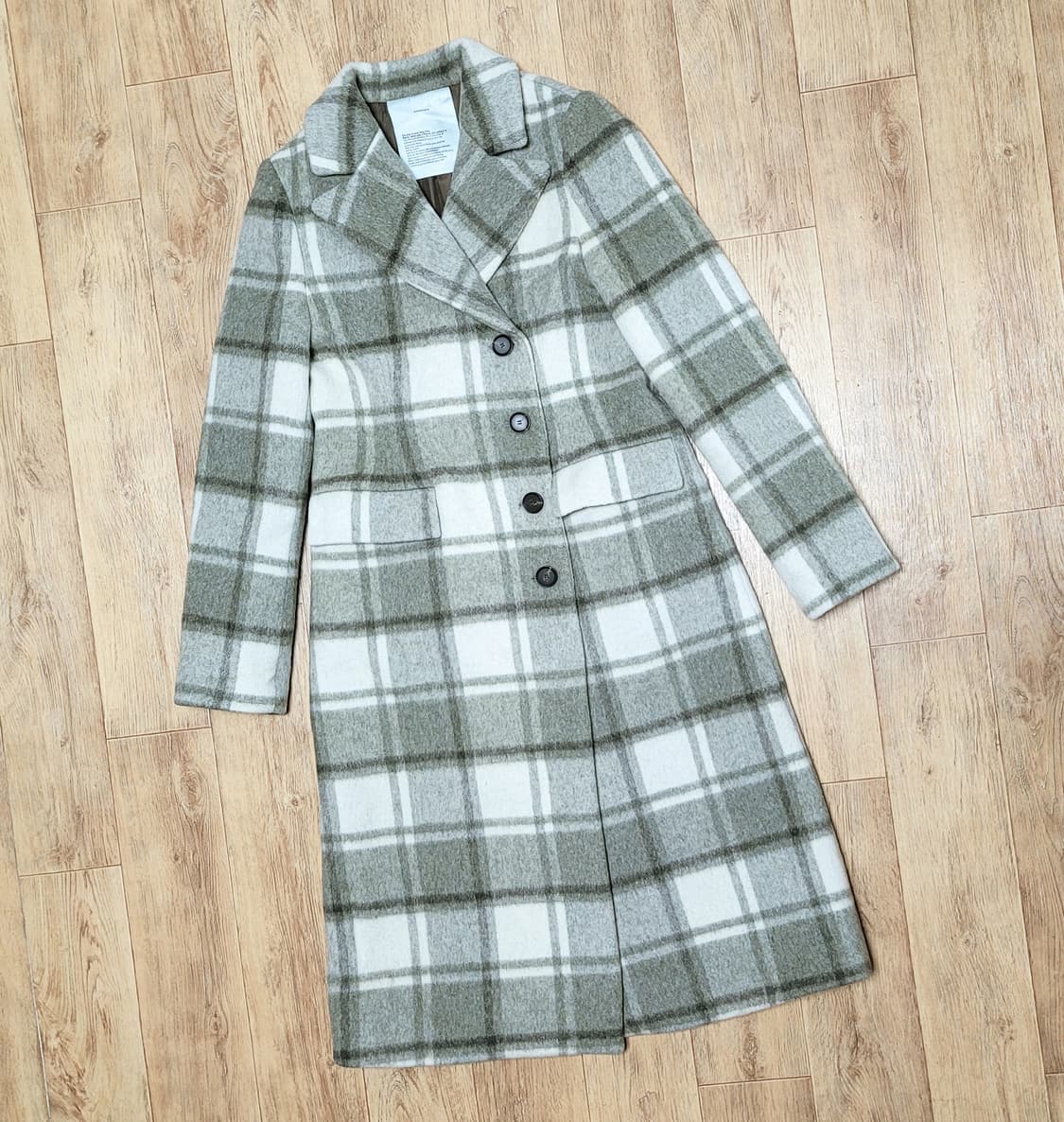 러브패리스(Loveparis) 체크 울코트 55 새상품 상품이미지1