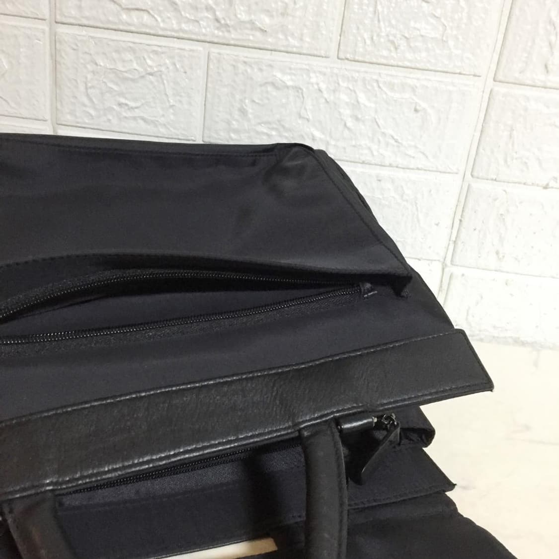 요지 야마모토 Y'SACCS 소가죽 나일론 토트백 상품이미지7