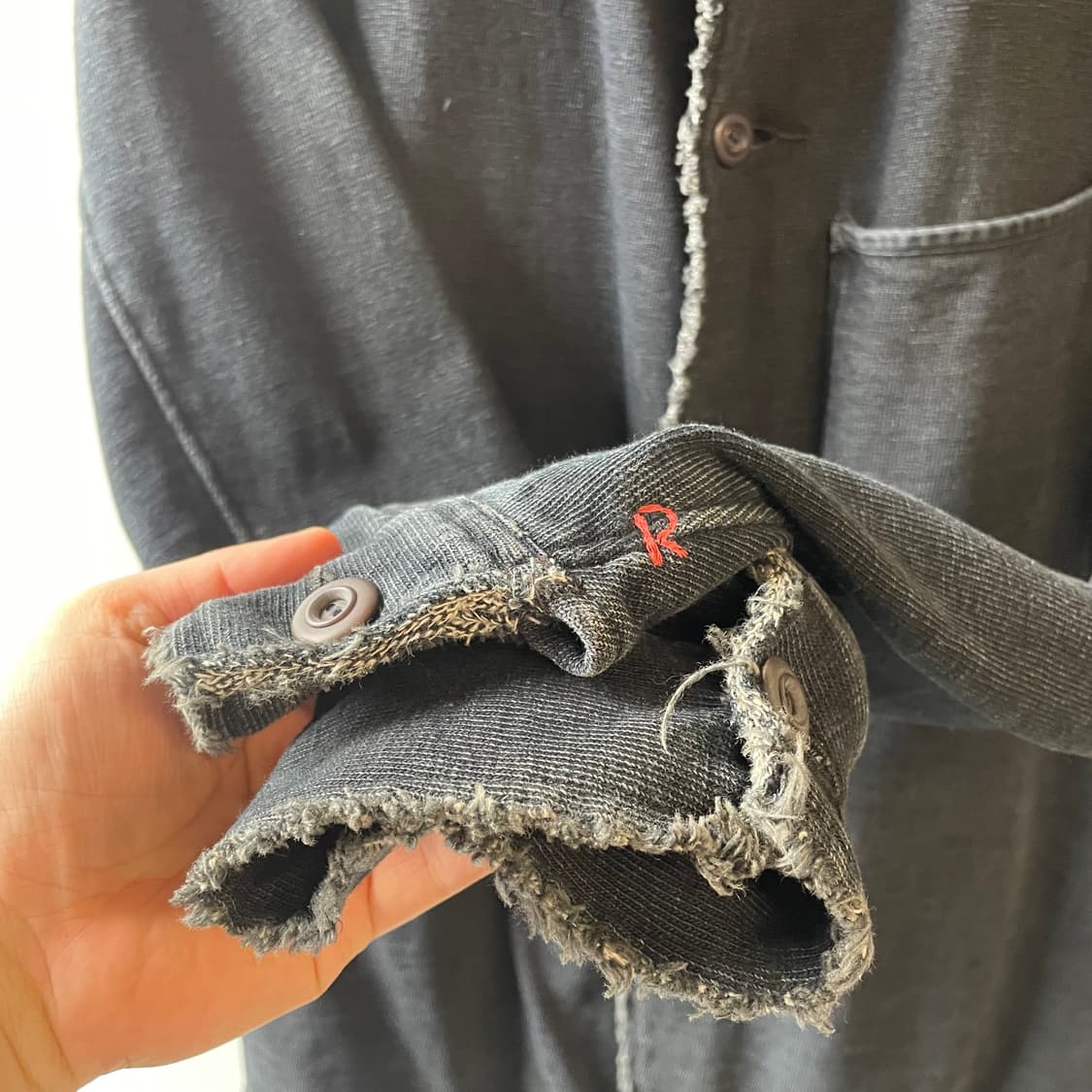 45RPM 버튼업 그런지자켓 상품이미지6