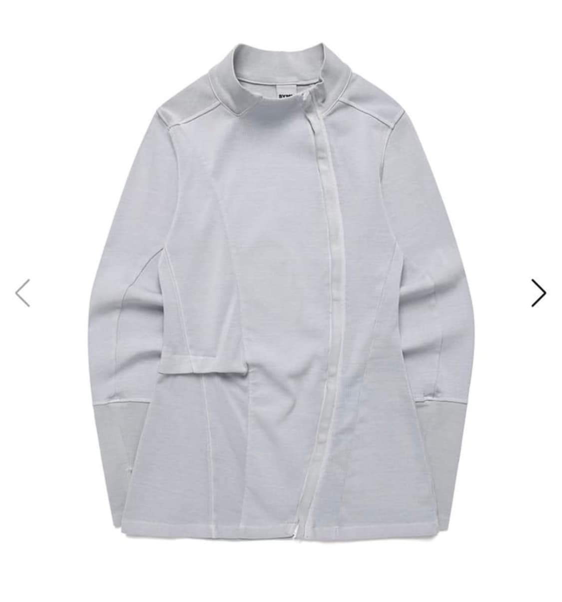 Side Tuck Rib Top (Light Grey) 상품이미지1