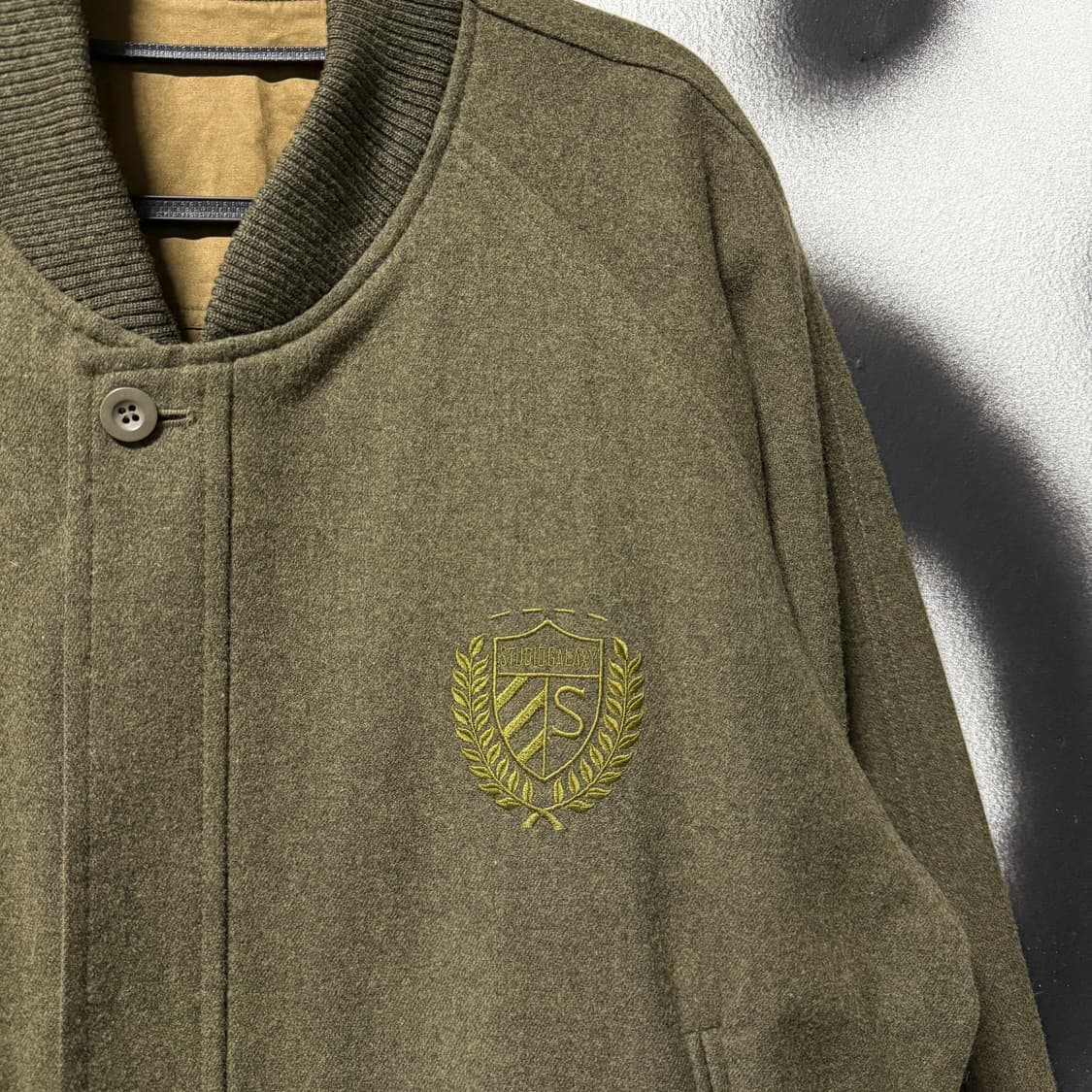 VTG 빈티지 울 혼방 웨스턴 리버시블 집업 봄버 자켓 상품이미지7