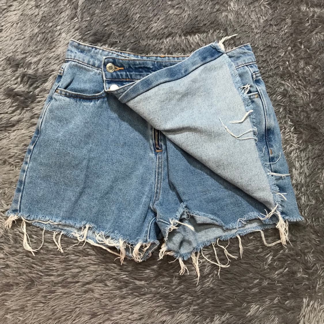 [[여성 S(26), A급] 자라(ZARA) 데님 치마 바지p260 상품이미지2