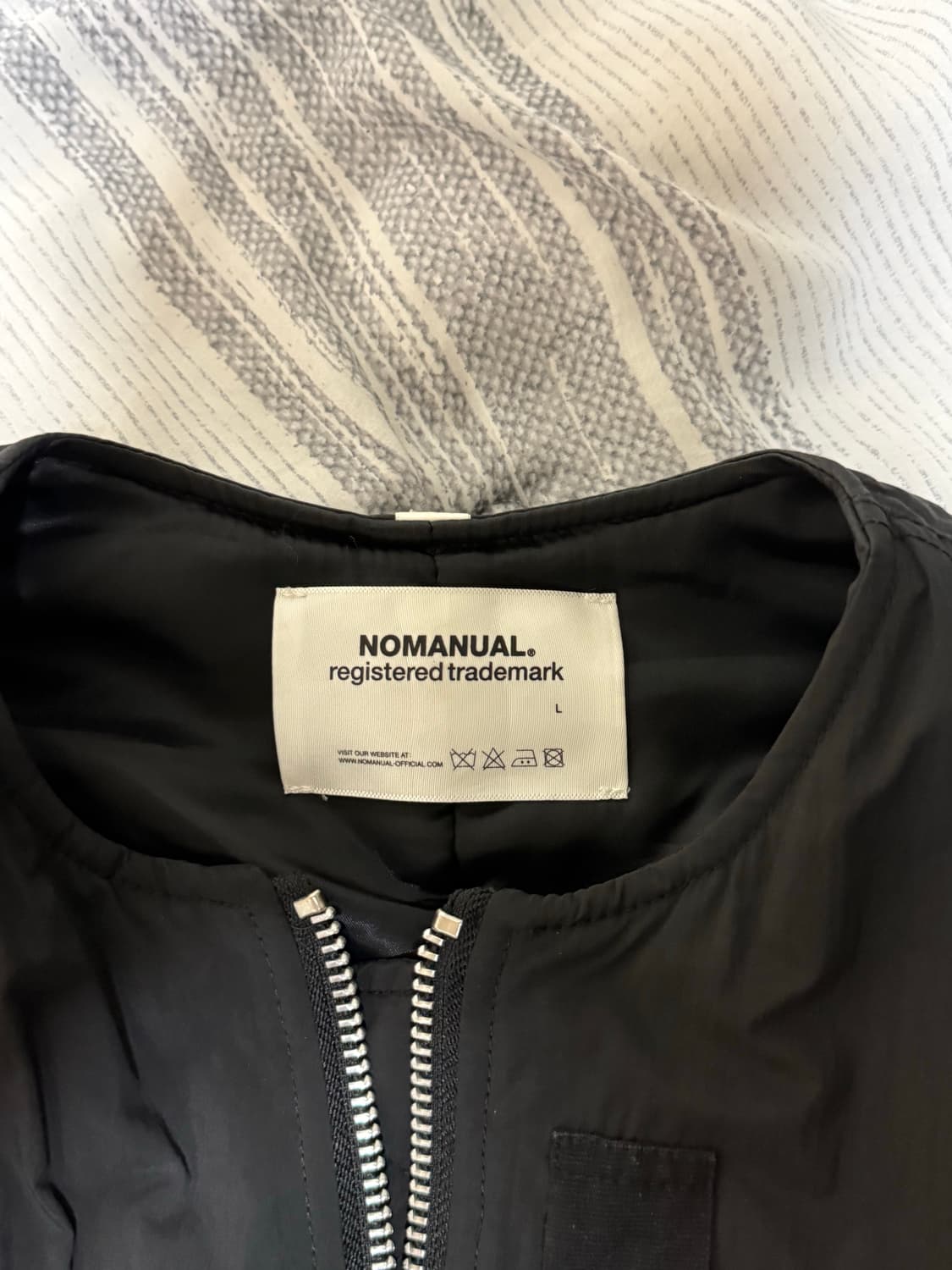 (L) 노매뉴얼 N.C MA-1 블랙 상품이미지4