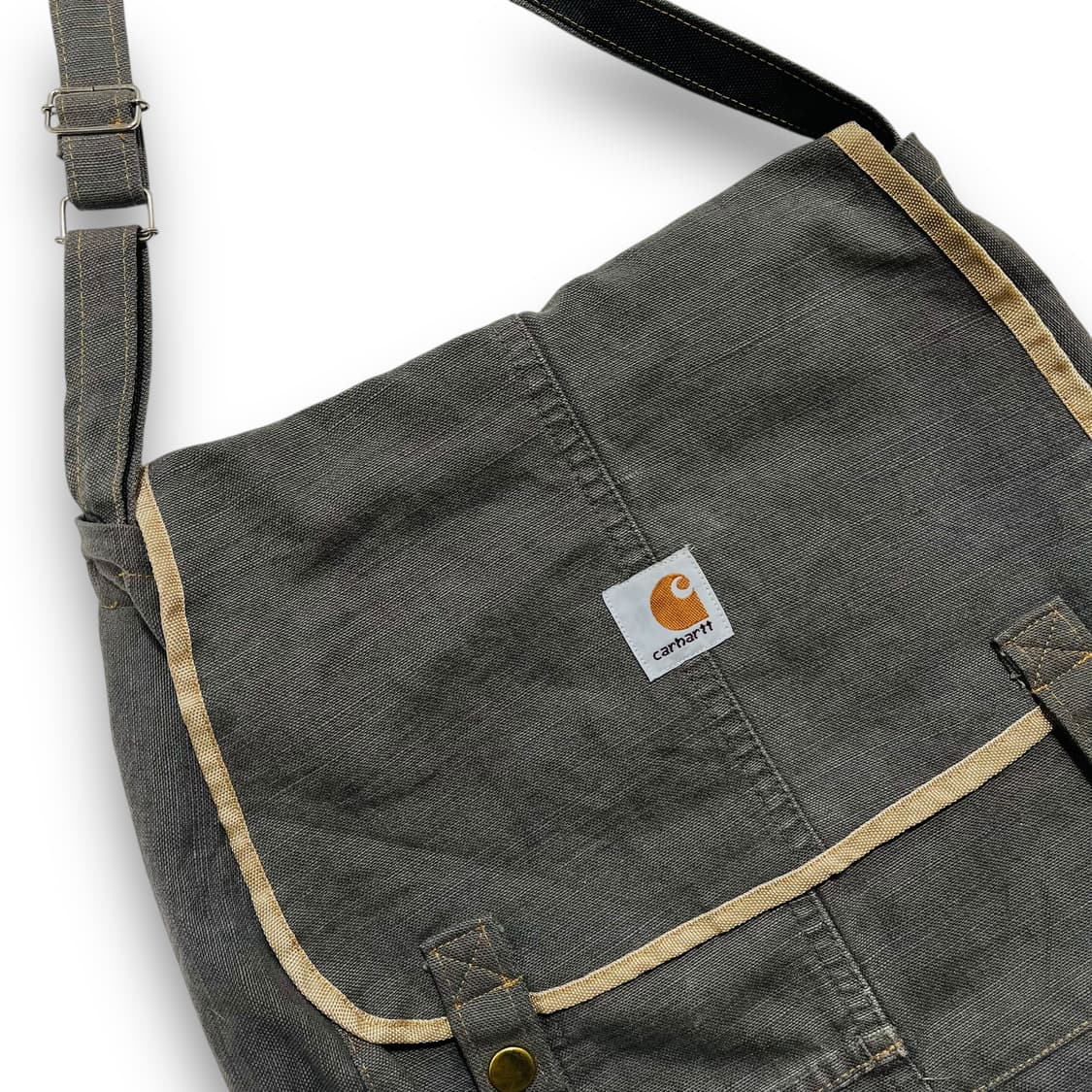 칼하트 리메이크 빈티지 캔버스 크로스백 상품이미지5