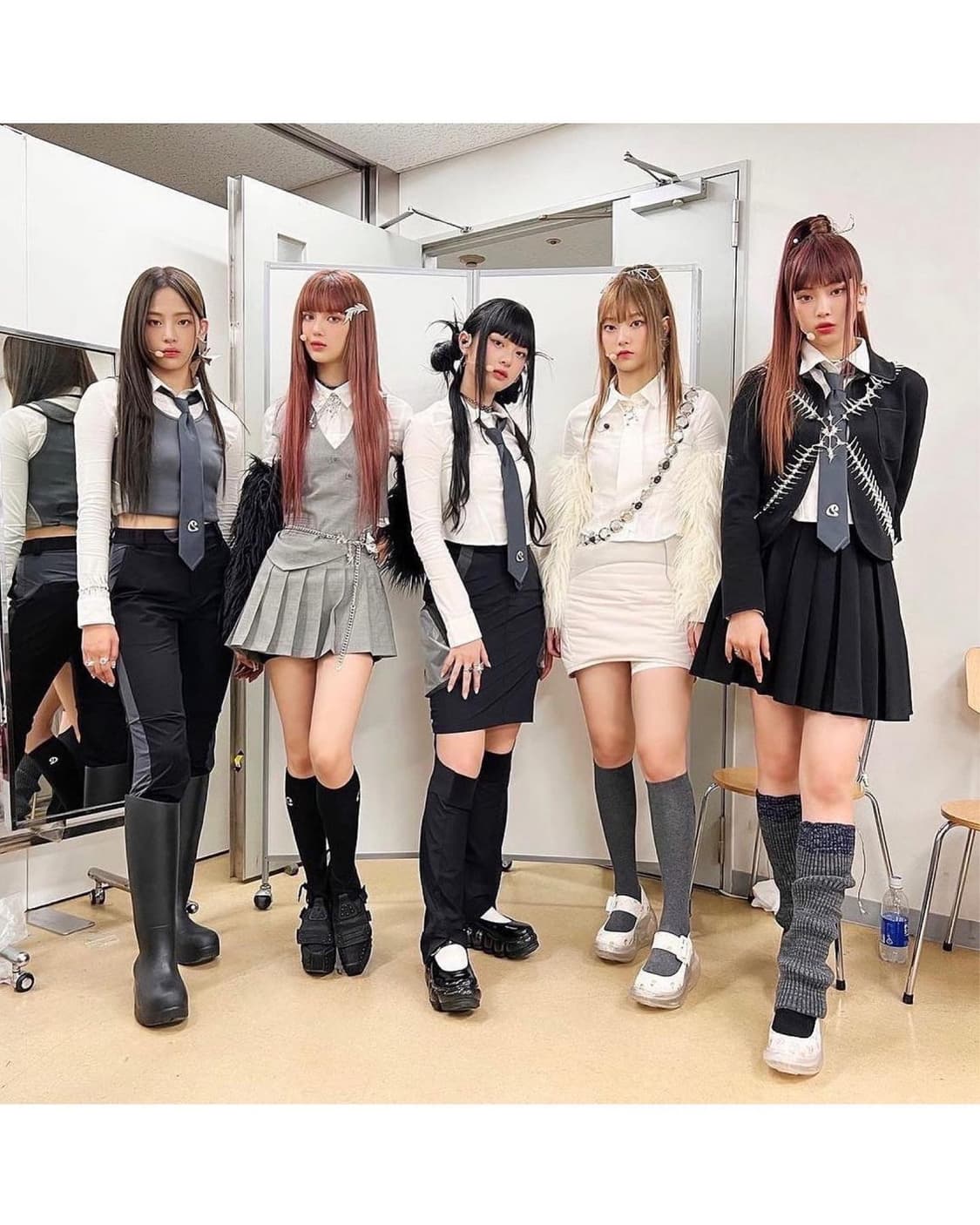 스마트어반유즈풀 (코이세이오) 플라워 플리츠 스커트 블랙 사이즈 1 상품이미지2