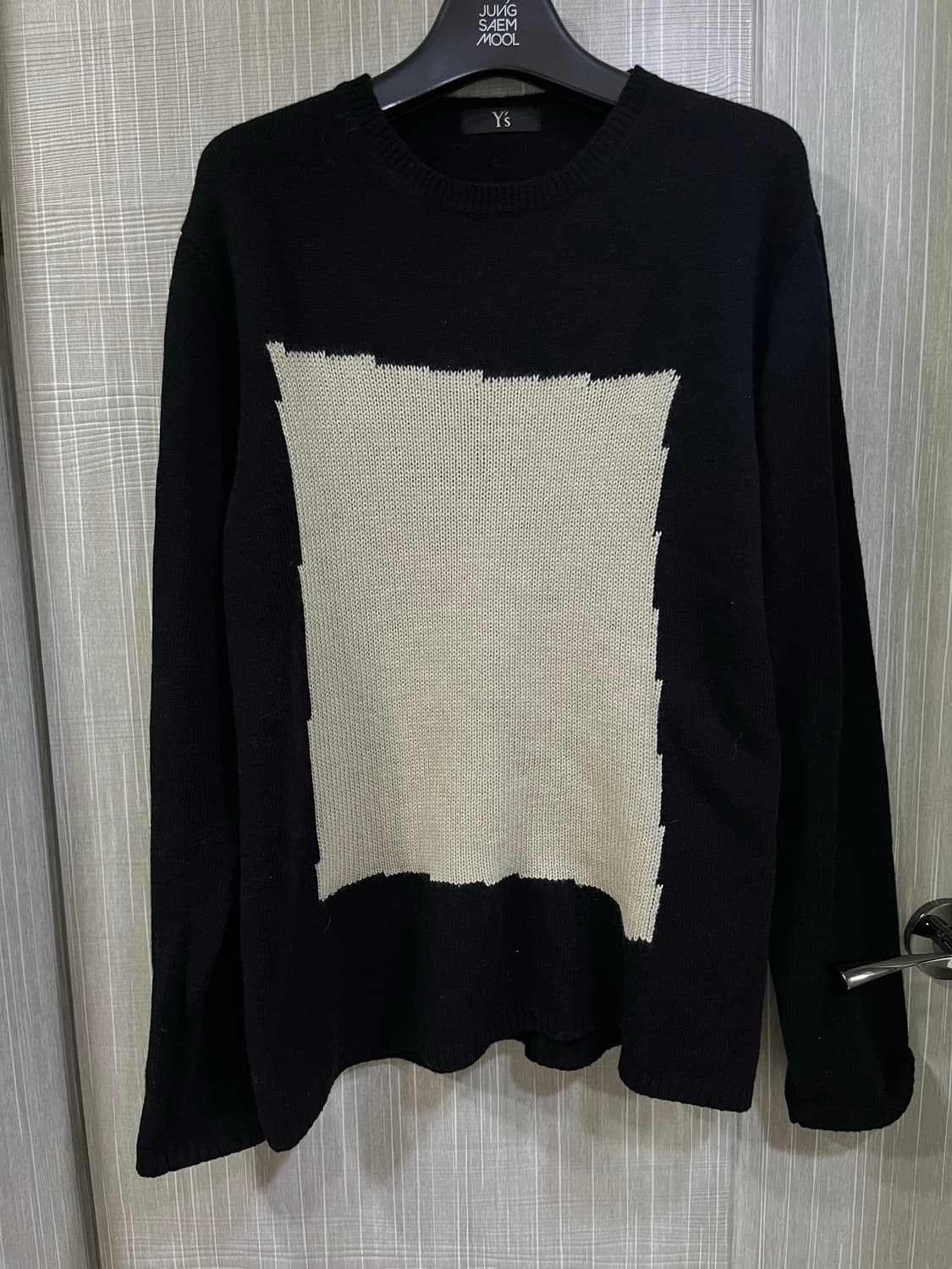 요지 야마모토 블랙 울니트 4 상품이미지1