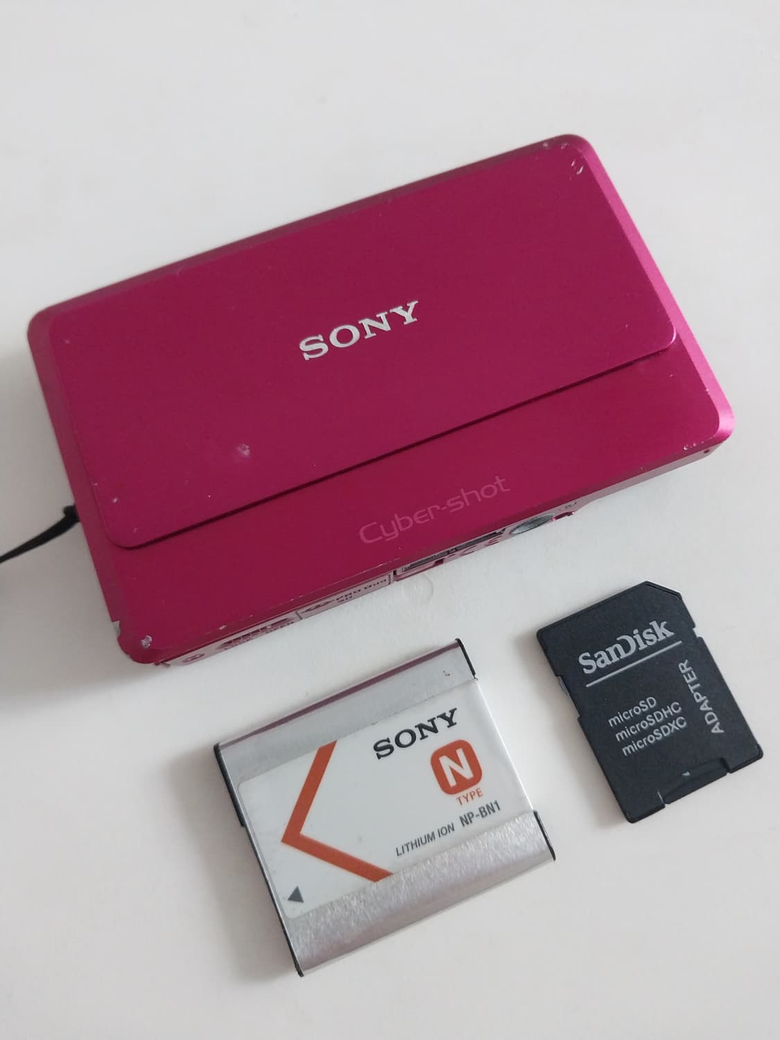 소니 사이버샷 dsc-tx9 빈티지 핑크 디지털카메라 상품이미지1