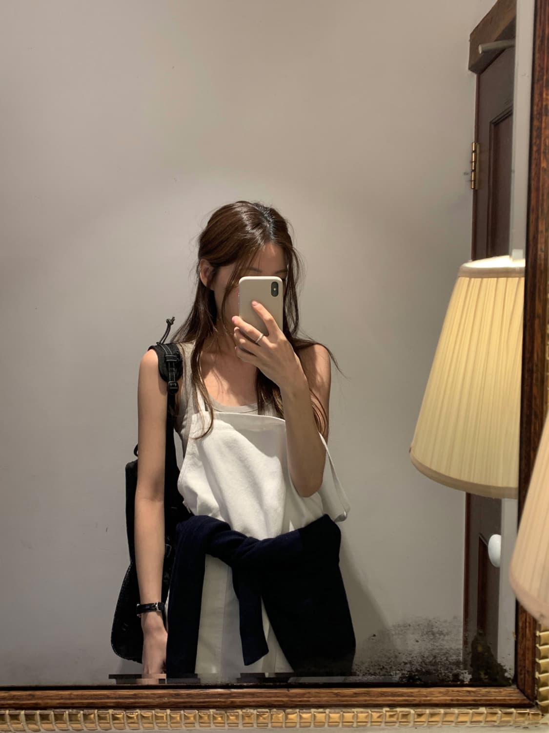 새상품) 니드오브 페이지 코튼 원피스 아이보리 나시 롱 원피스 상품이미지1