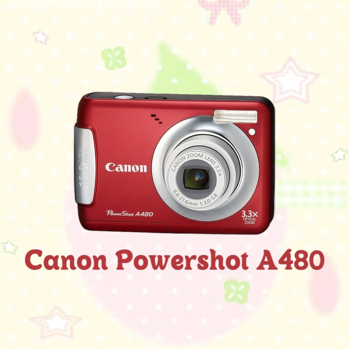 [*희귀!🍅/작례⭕️] 캐논 Powershot A480 빈티지 디카 상품이미지1