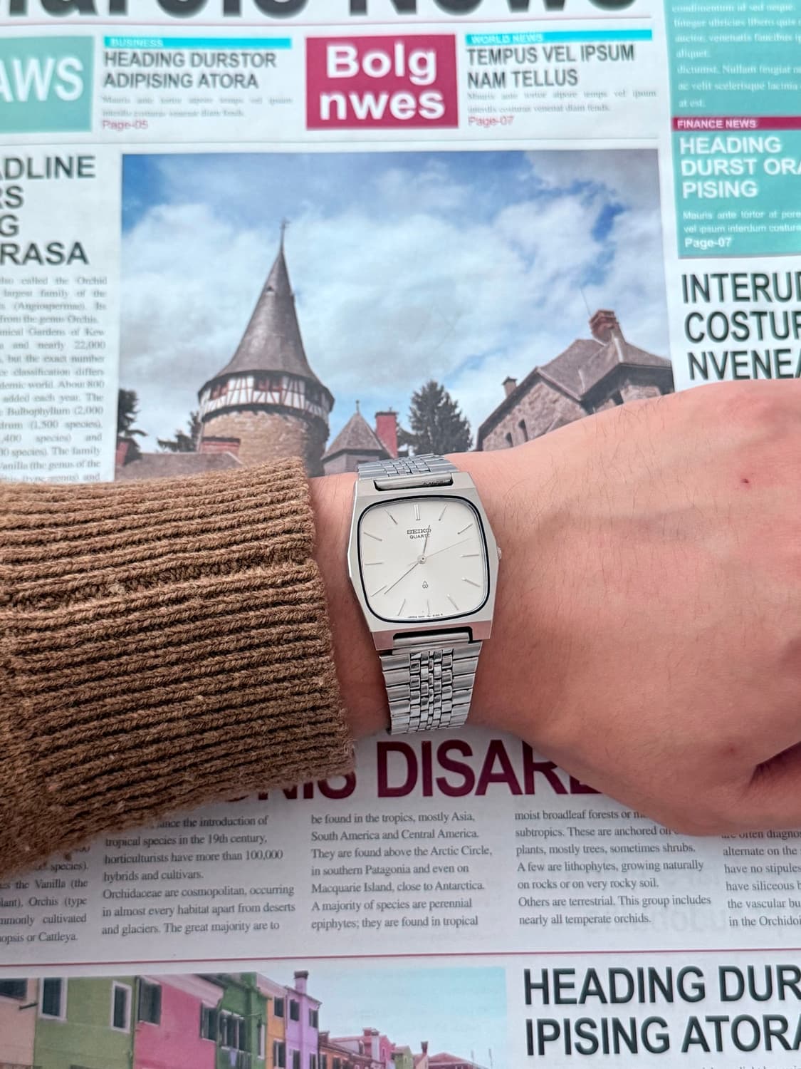 Seiko 세이코 쿼츠 스퀘어 옥타곤 1979 상품이미지6
