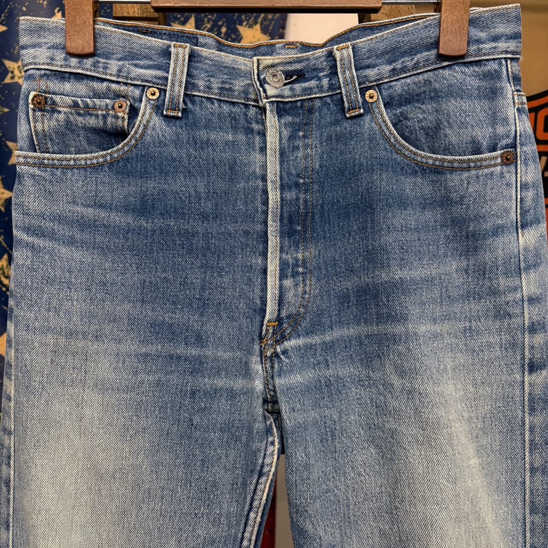 00s 리바이스 501 빈티지 데미지 워싱 버튼플라이 데님팬츠 N387 상품이미지3