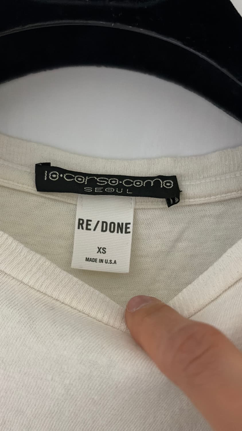 RE/DONE 10 corso como 스컹크 티셔츠 44,55 정품 상품이미지2