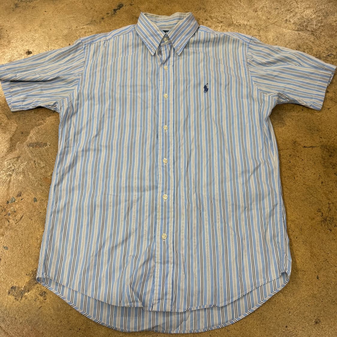 [정품/40] 폴로 랄프로렌 스트라이프 반팔 셔츠 b8 상품이미지2