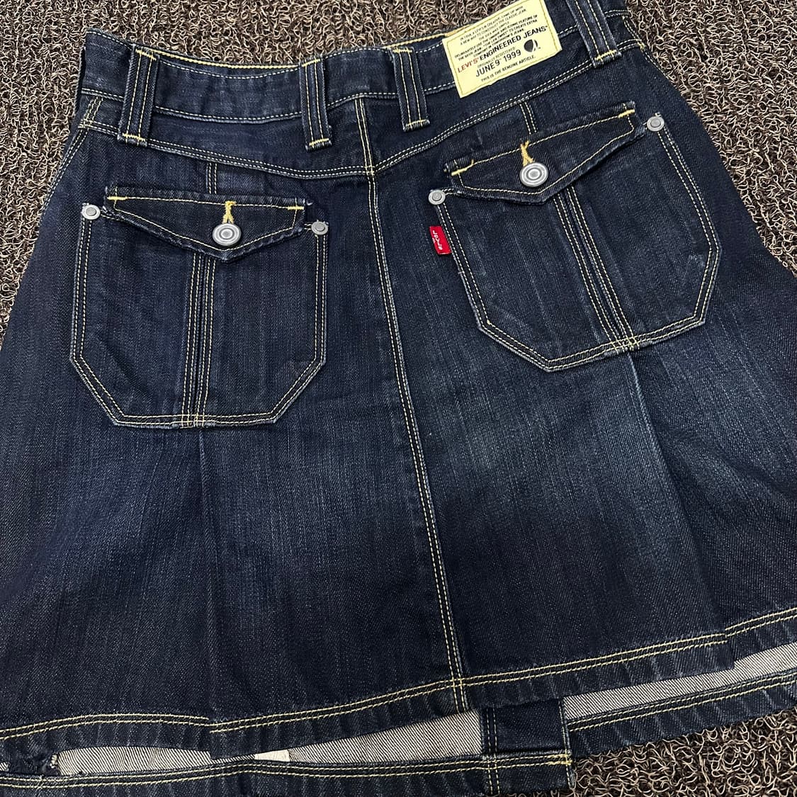 리바이스 엔지니어드 여성 데님 청치마 27인치 상품이미지6