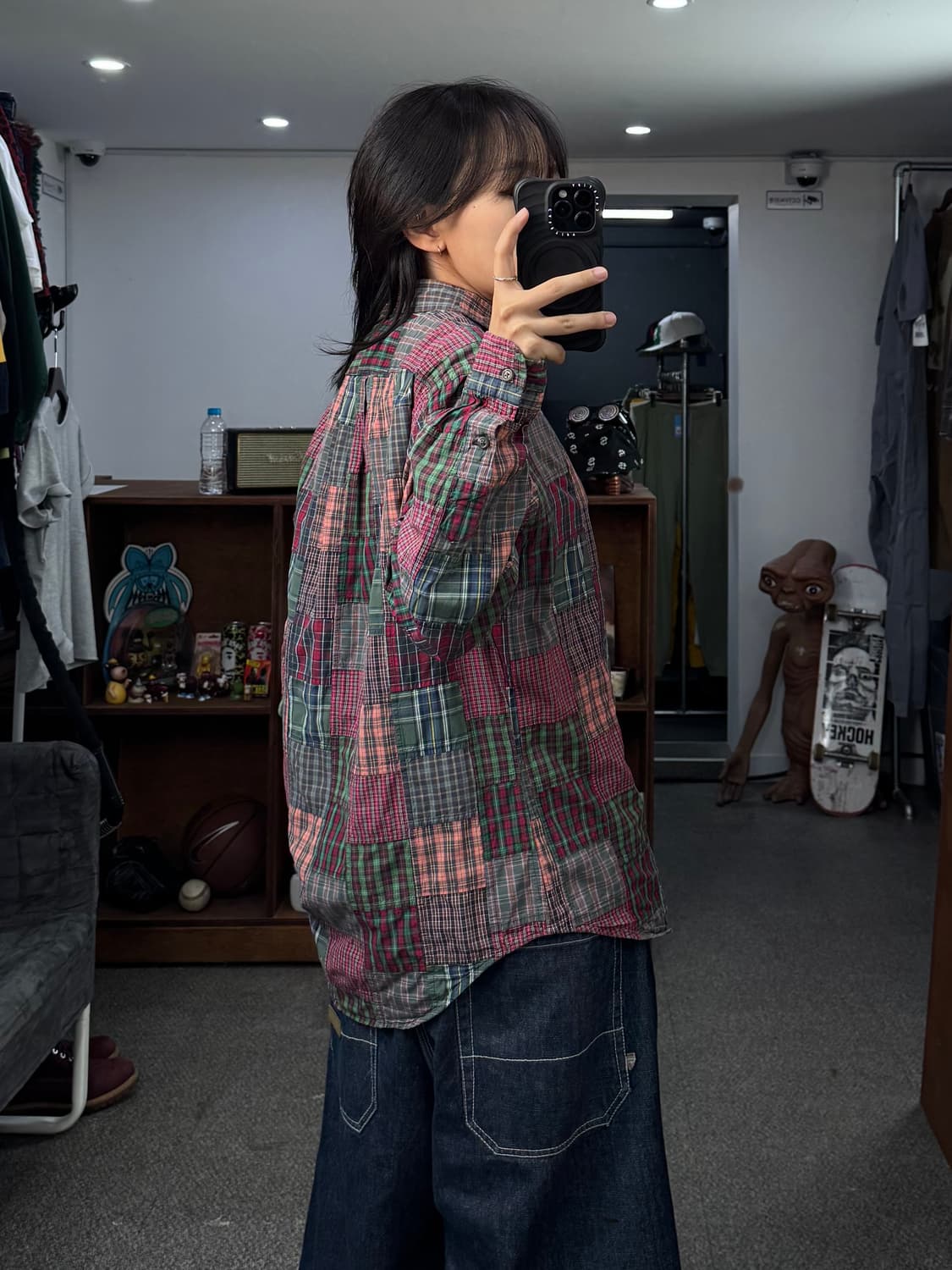 폴로 랄프로렌 마드라스 패치워크 셔츠 상품이미지6