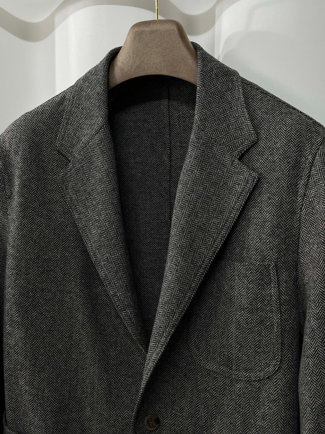 폴로 랄프로렌 헤링본 울 그레이 모던 스포츠 코트 자켓 상품이미지6