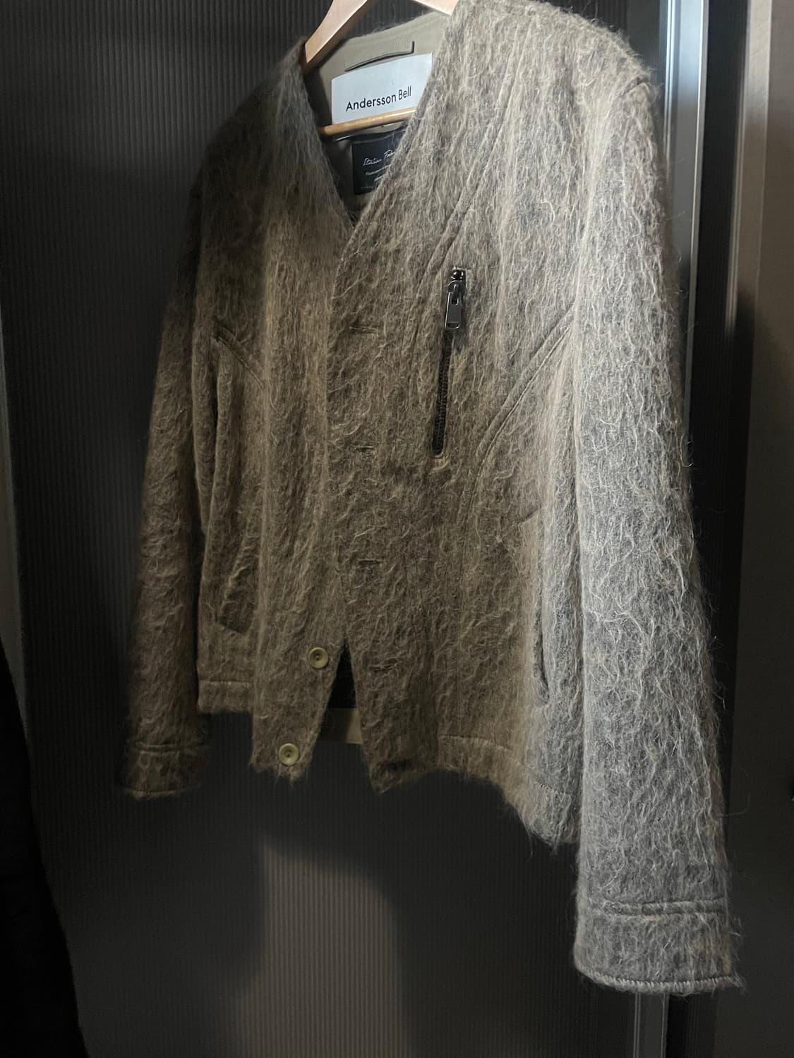 앤더슨벨 노마드 샤기 알파카 자켓 상품이미지2