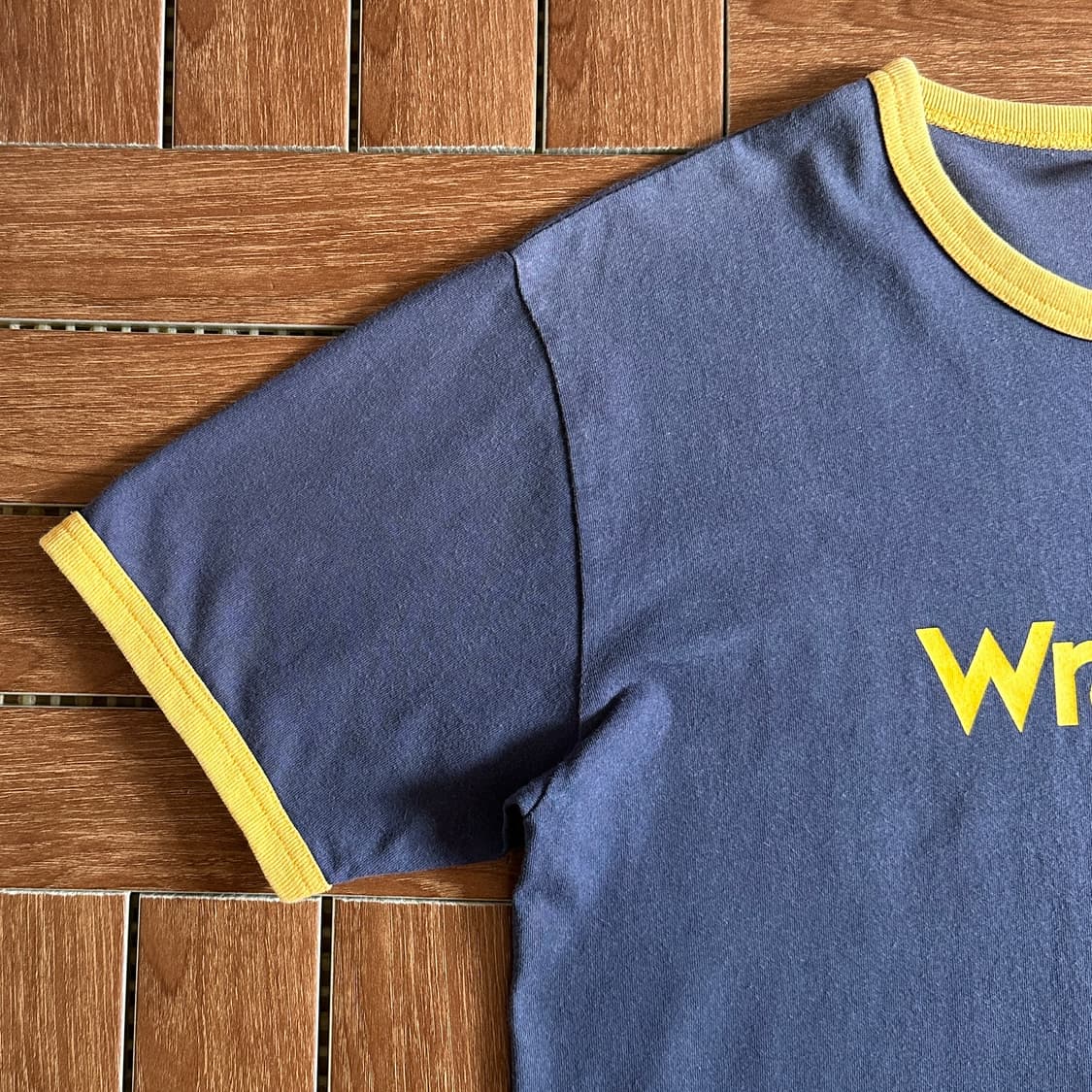 Wrangler logo cotton ringer 1/2 tee 상품이미지3