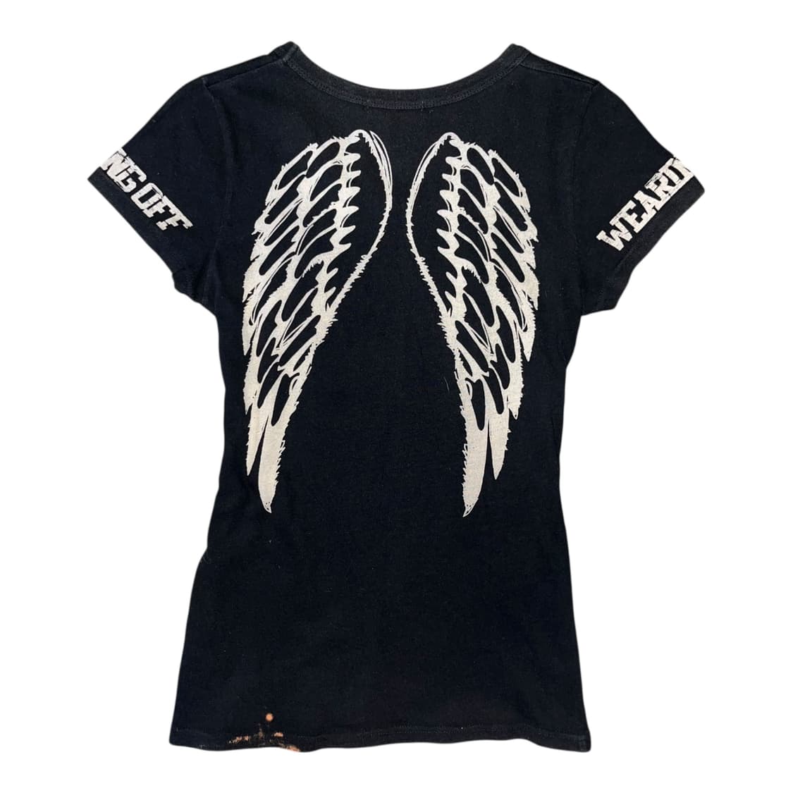 DIG DEEP 디그딥 날개 프린팅 반팔티 펑크갸루y2k 상품이미지1