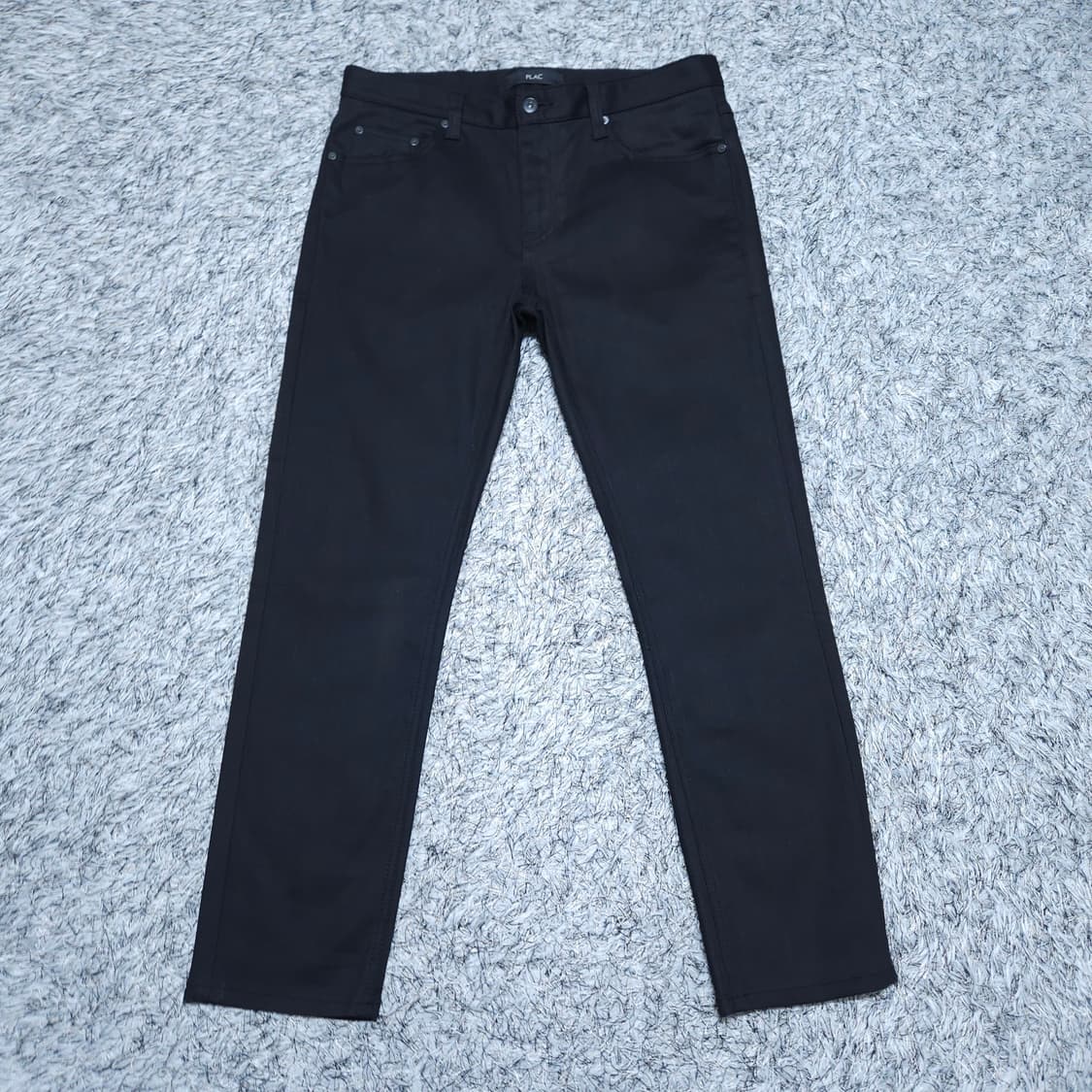 플랙진) 33 남자 블랙진 일자핏 / 왕눈이샵 상품이미지1