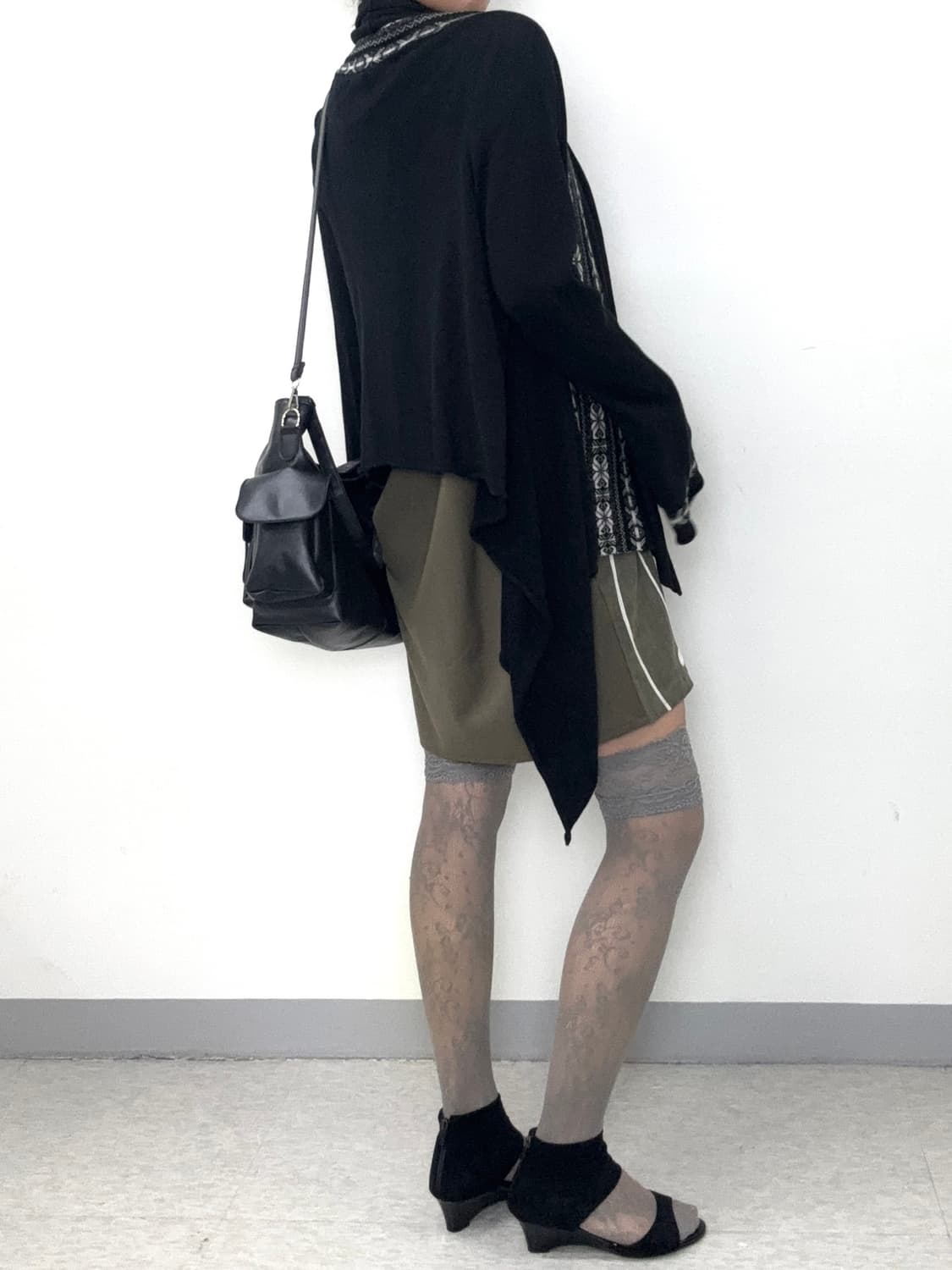 빈티지 에스닉 보헤미안 히피 블랙 가디건 상품이미지5