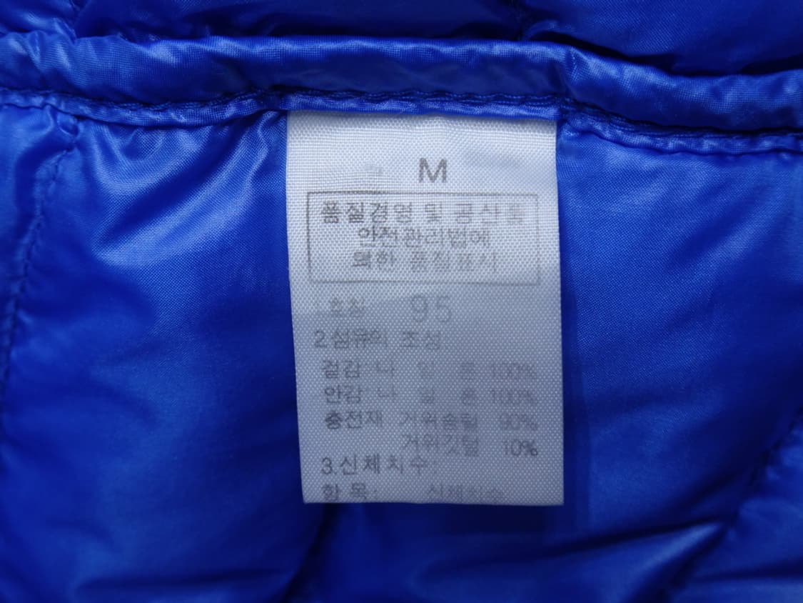 (M/95) 노스페이스 옵티멈 800 경량 구스다운 패딩 상품이미지9