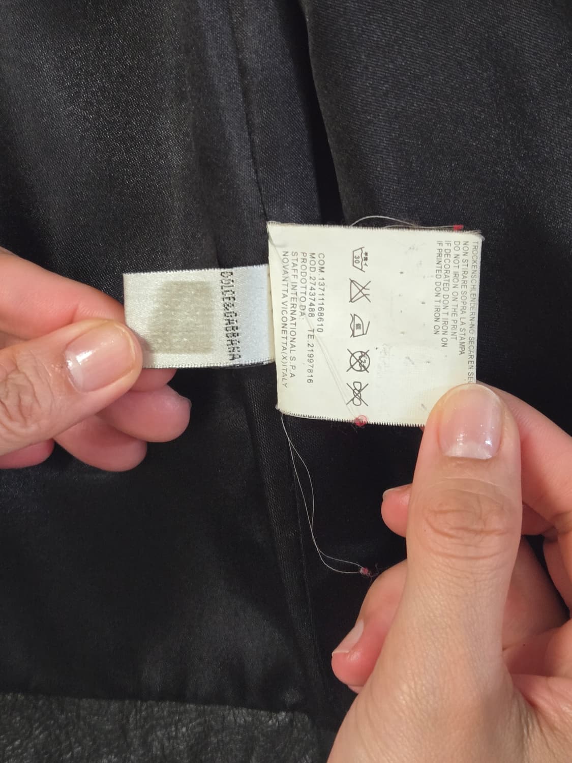 돌체앤가바나 빈티지 라이더 양가죽? 자켓 S 상품이미지5