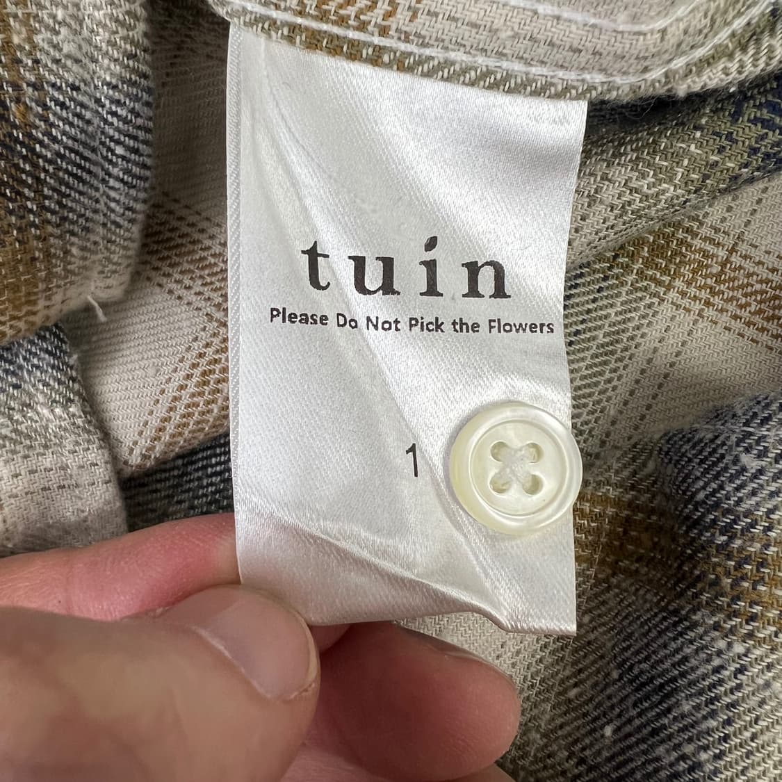 tuin 체크 플란넬 셔츠 상품이미지6