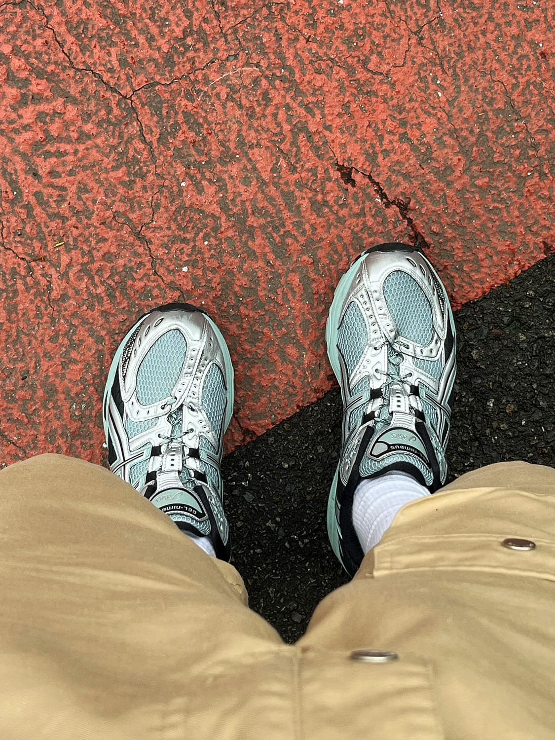 아식스 젤 님버스 10.1 오션 헤이즈 퓨어 실버 상품이미지2