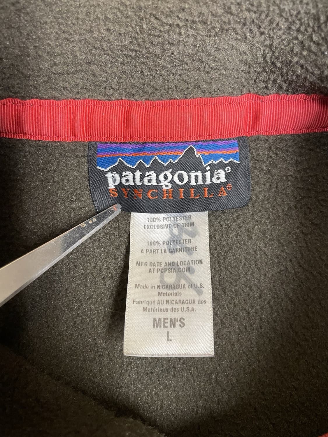 20s 파타고니아 신칠라 스냅-T 다크 올리브/청록 상품이미지3