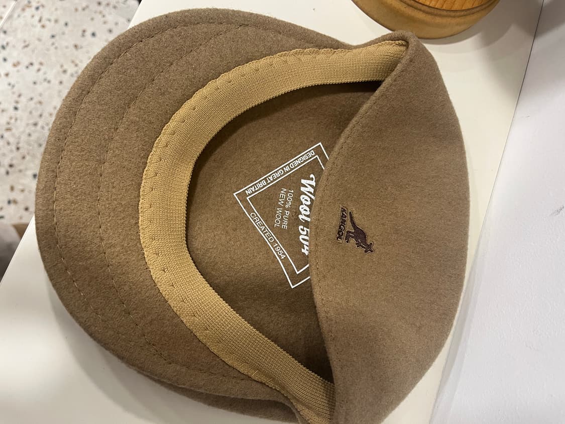 캉골 헌팅캡 베이지 상품이미지1