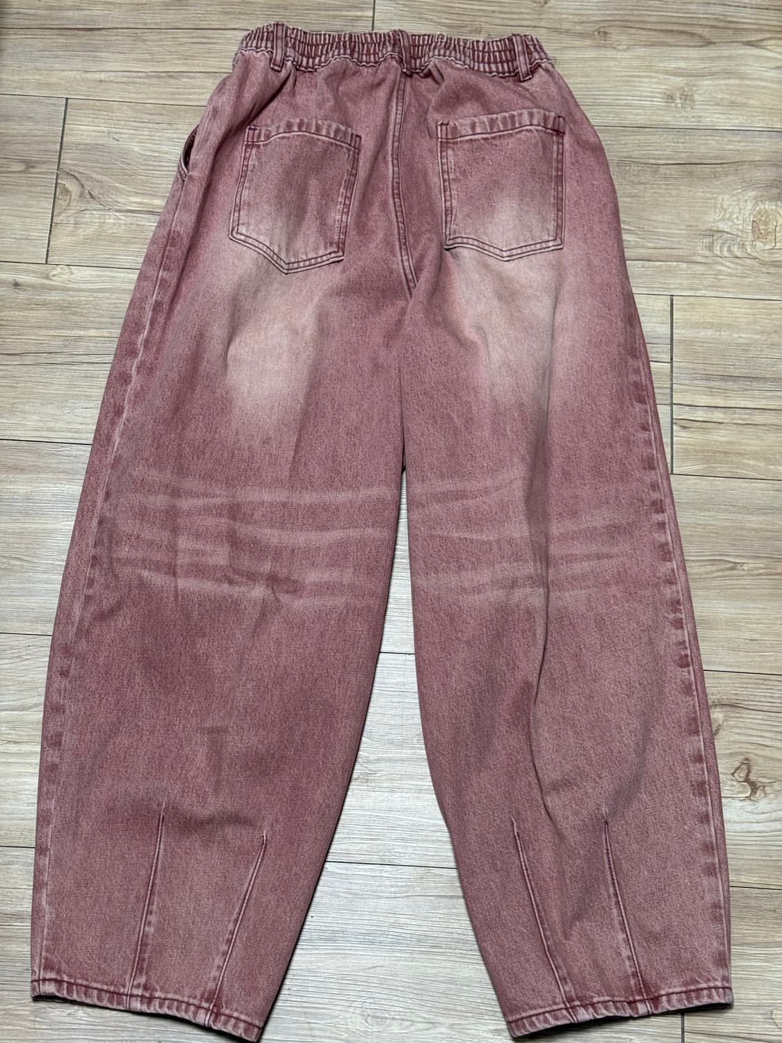 더스티 핑크 벌룬 데님팬츠 m사이즈 상품이미지3
