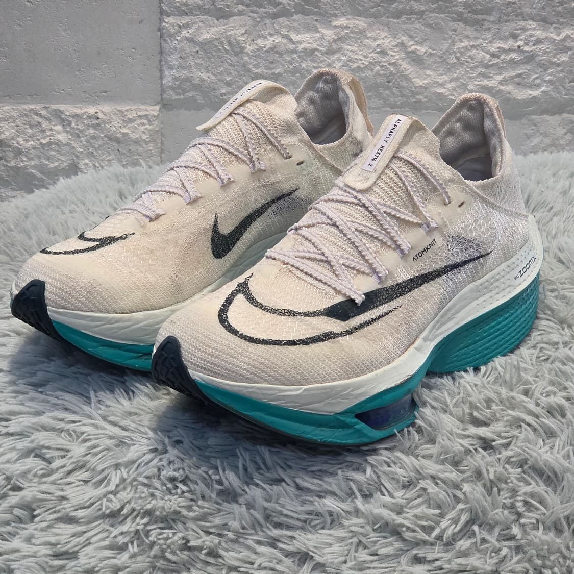 7a-20:나이키 에어 줌 알파플라이 넥스트% 2 화이트 민트 240mm 상품이미지1