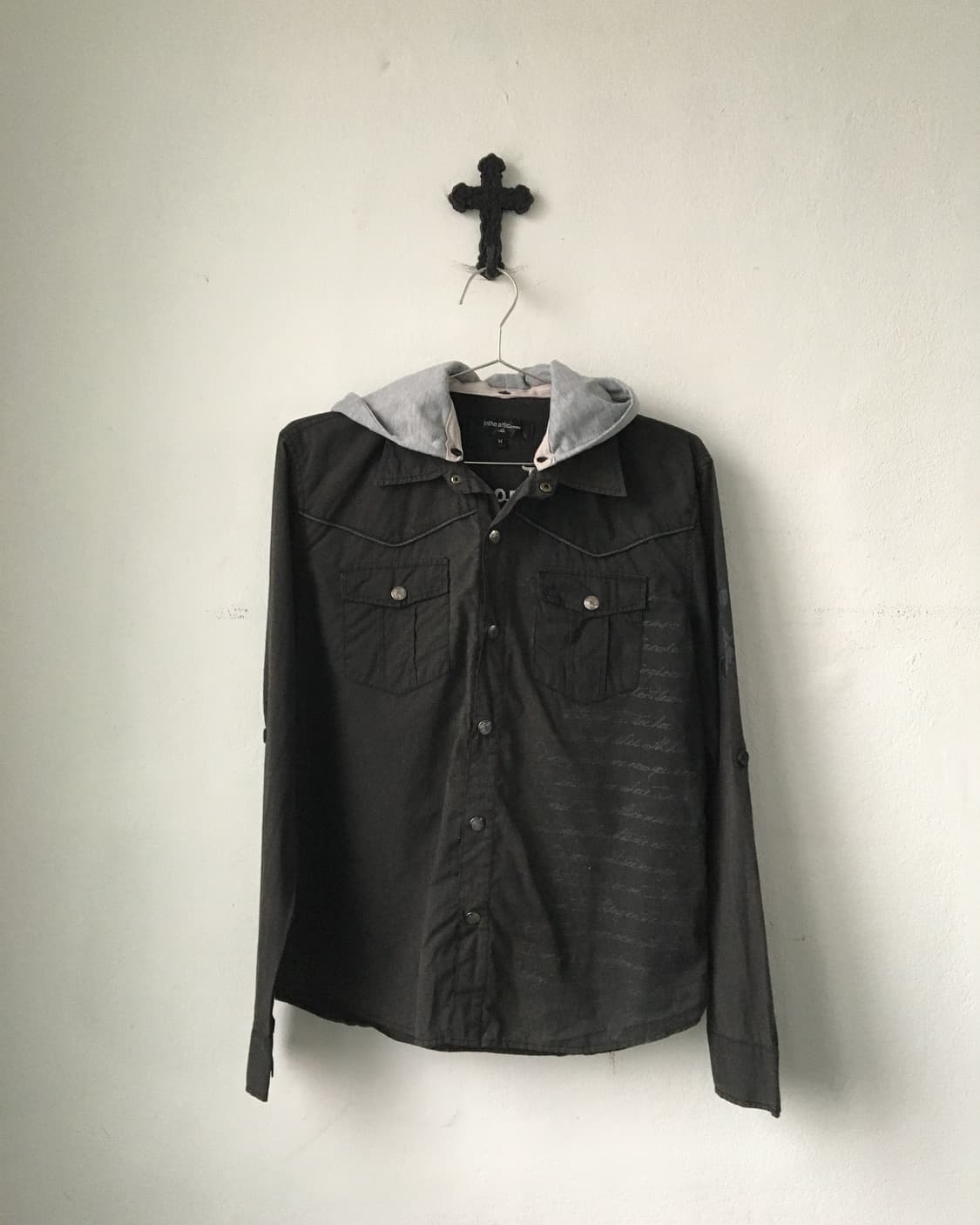 in the attic hood layered shirt 상품이미지2