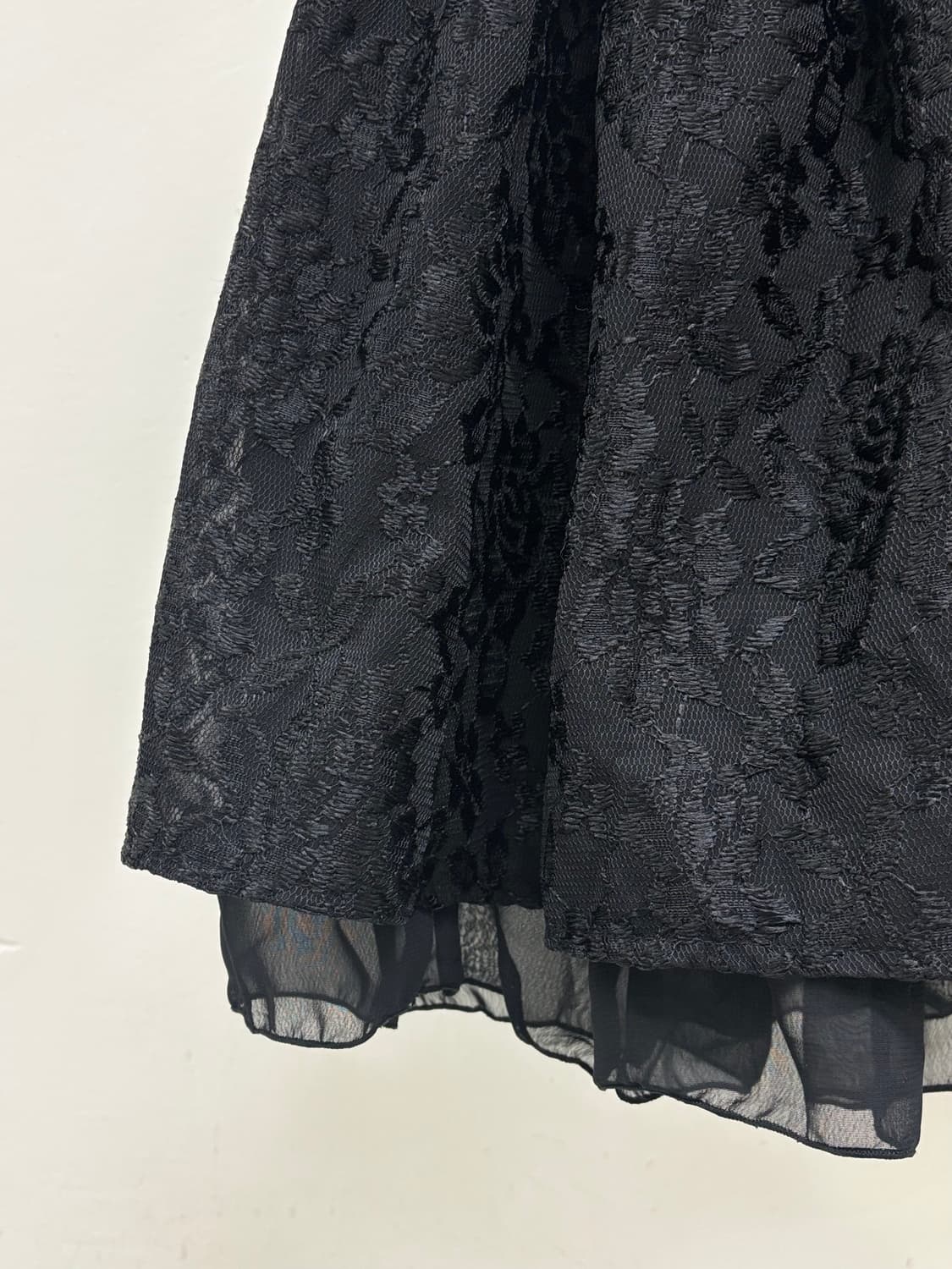 빈티지 블랙 샤 스커트 상품이미지6