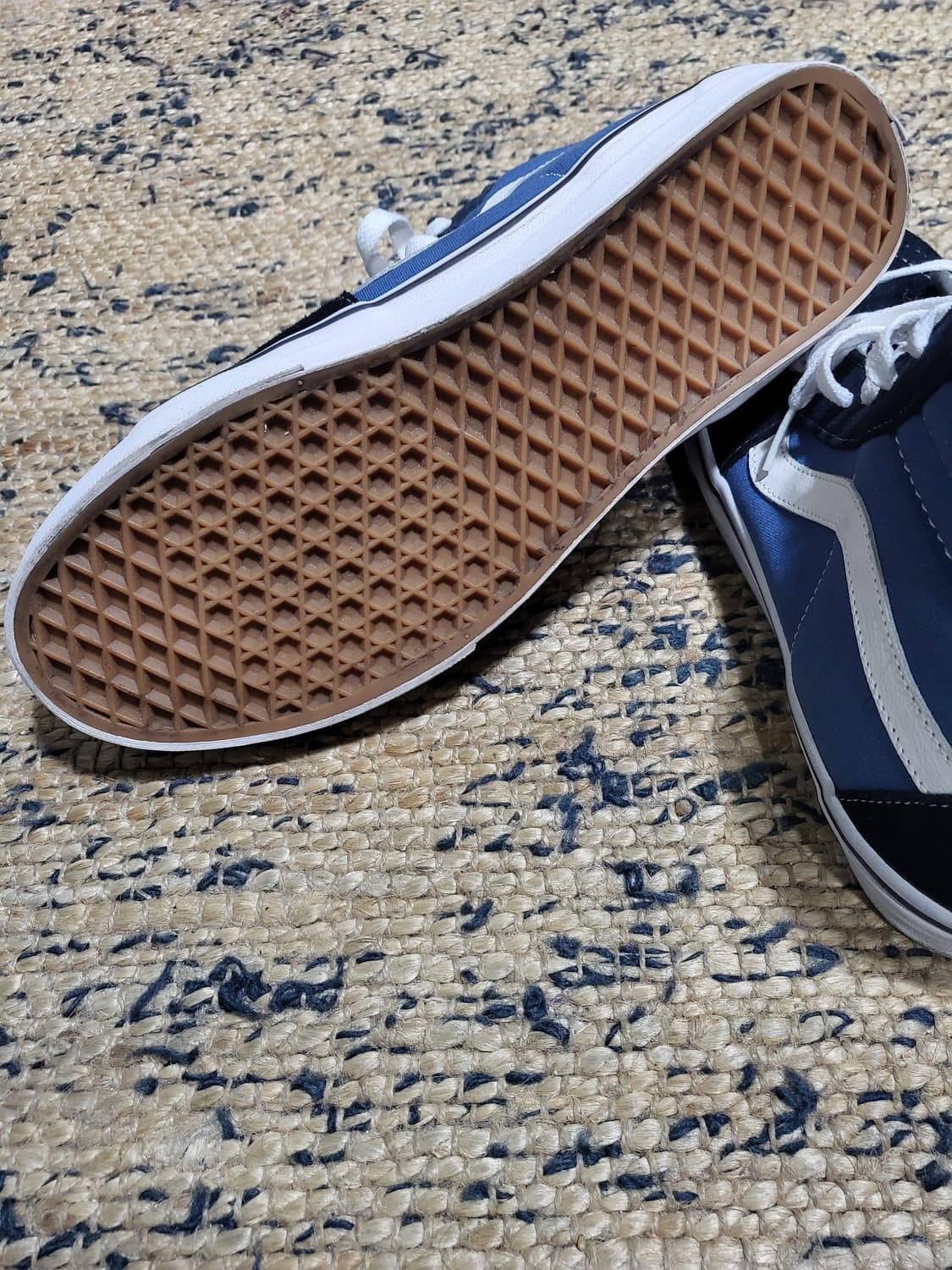 Vans 반스 스케이트 하이 신발 - 네이비/화이트 상품이미지8