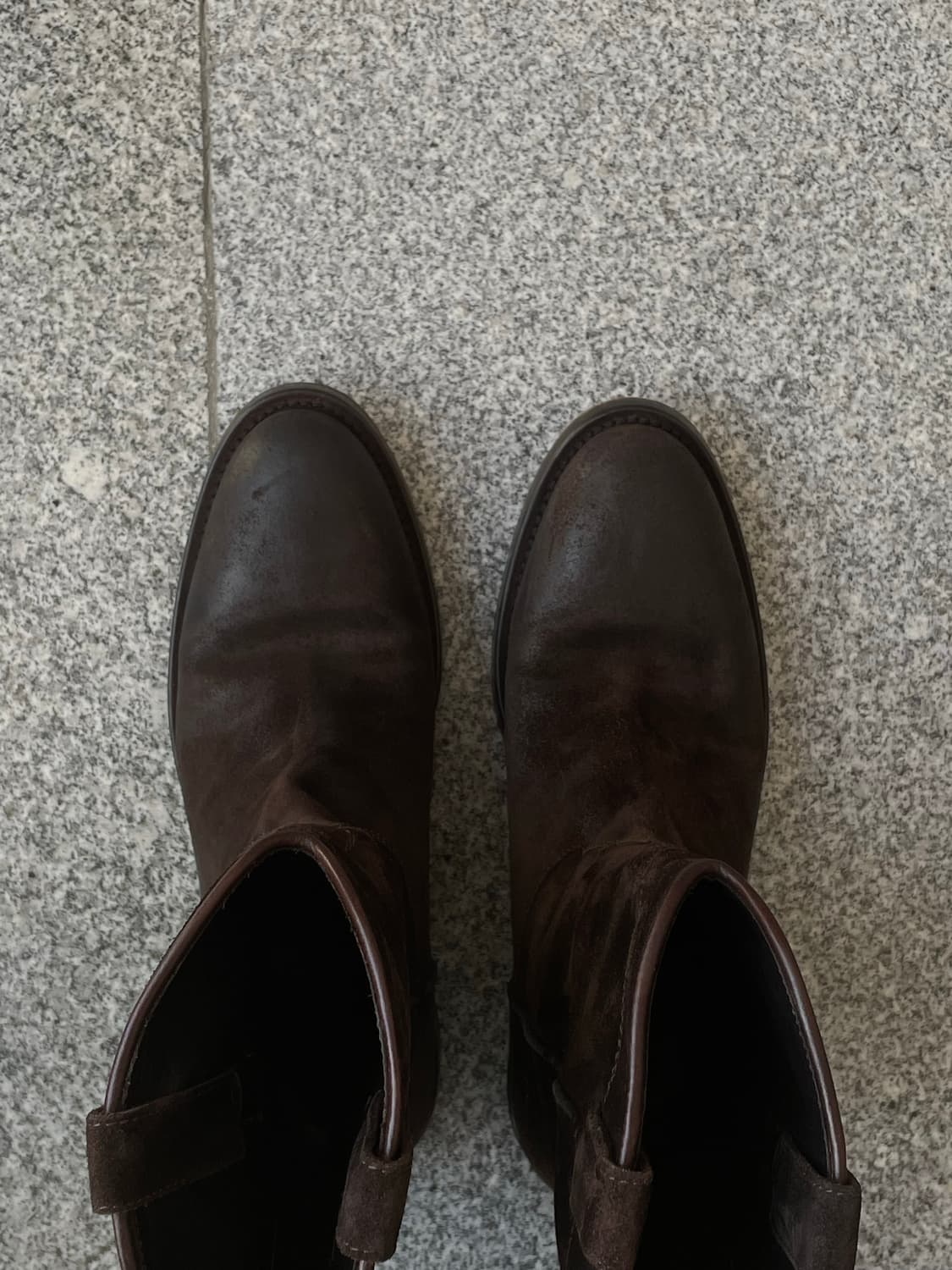 [40]부테로 웨스턴 부츠 왁시 다크브라운 러프아웃 메이드 인 이태리 상품이미지9