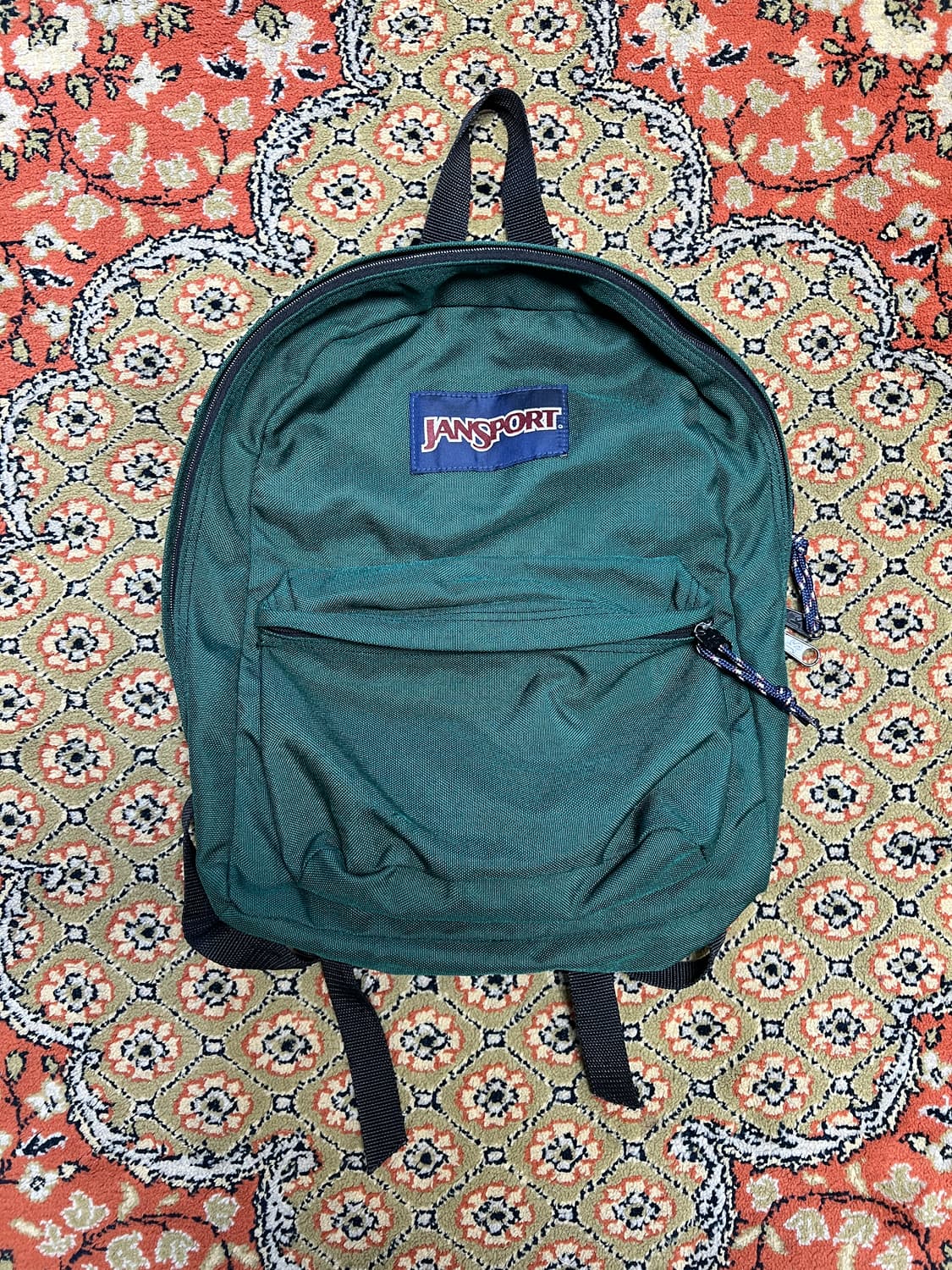 잔스포츠 빈티지 그린 슈퍼브레이크 풀집업 백팩 상품이미지1