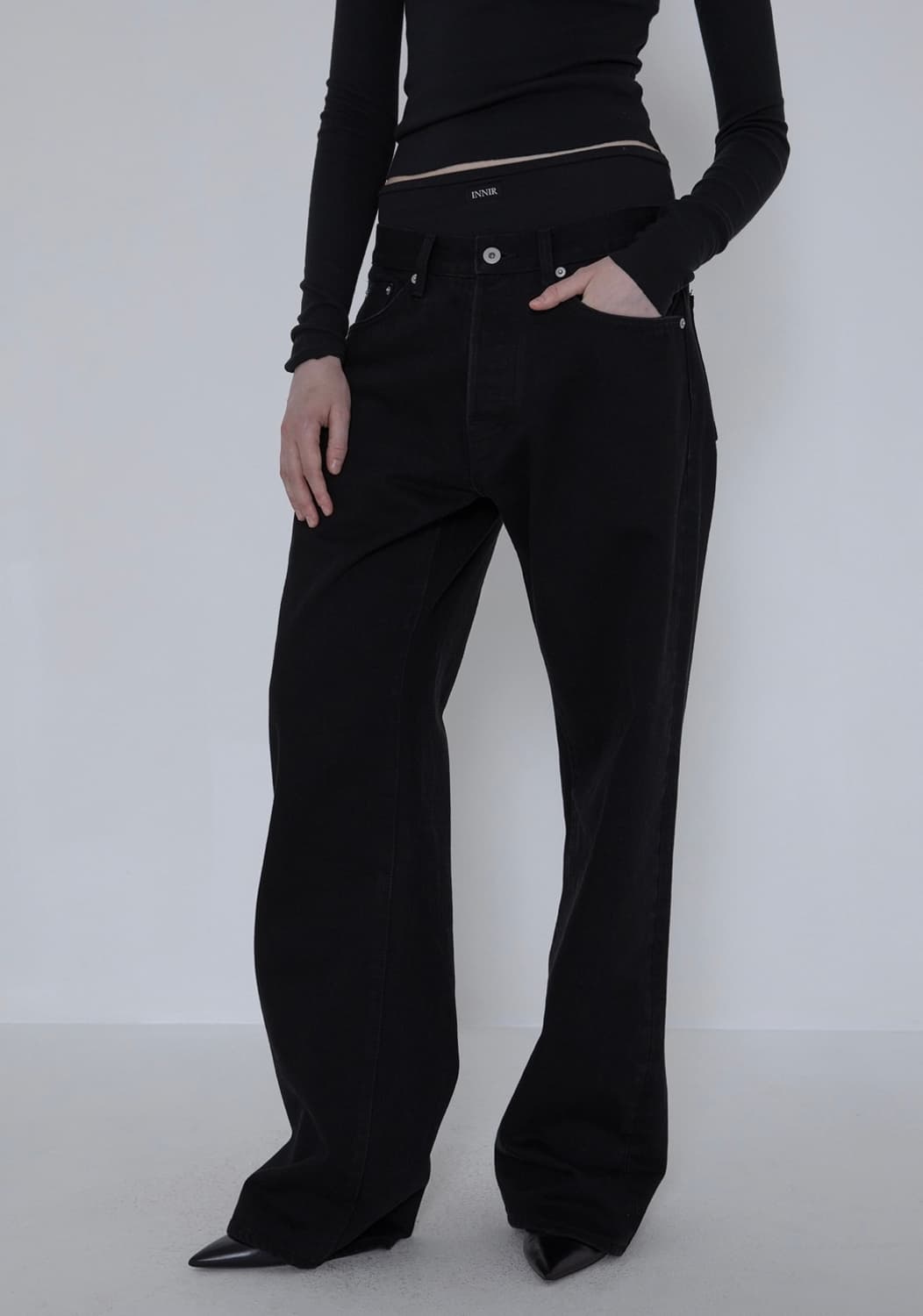 INNIR 이니어 253 OVERSIZED DENIM JEANS 2사이즈 상품이미지2