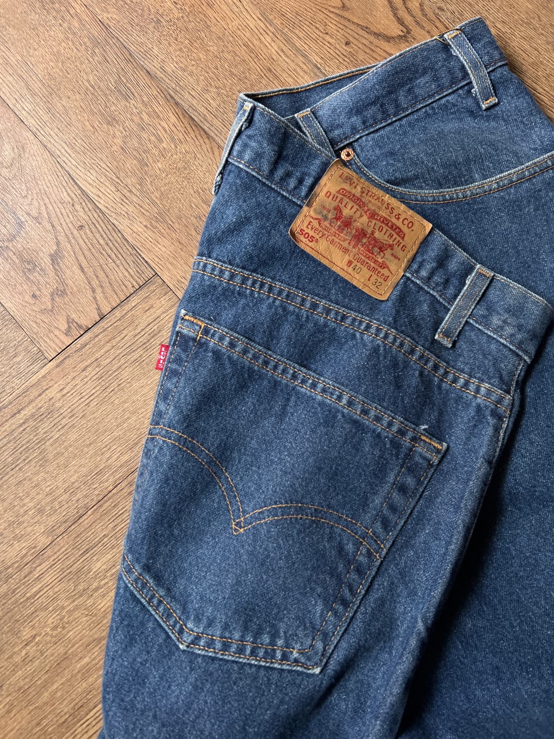 [40]00's 리바이스 Made in USA 505 데님 팬츠 상품이미지5