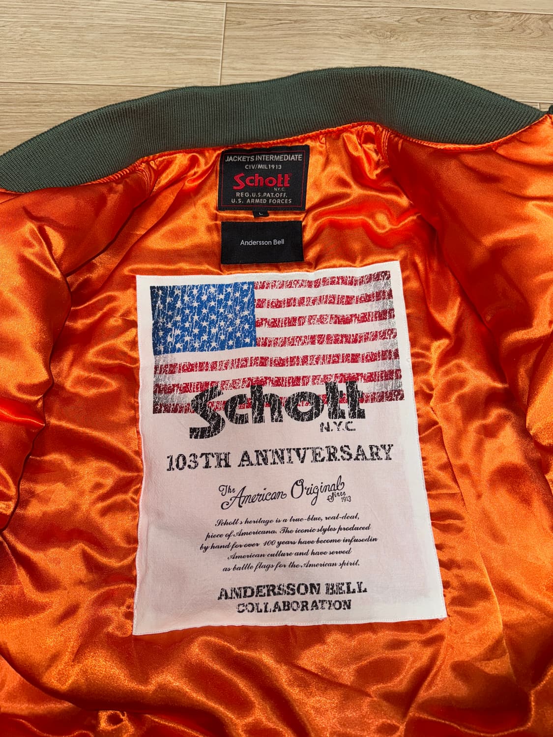 Andersson bell X schott dragon bomber 상품이미지4