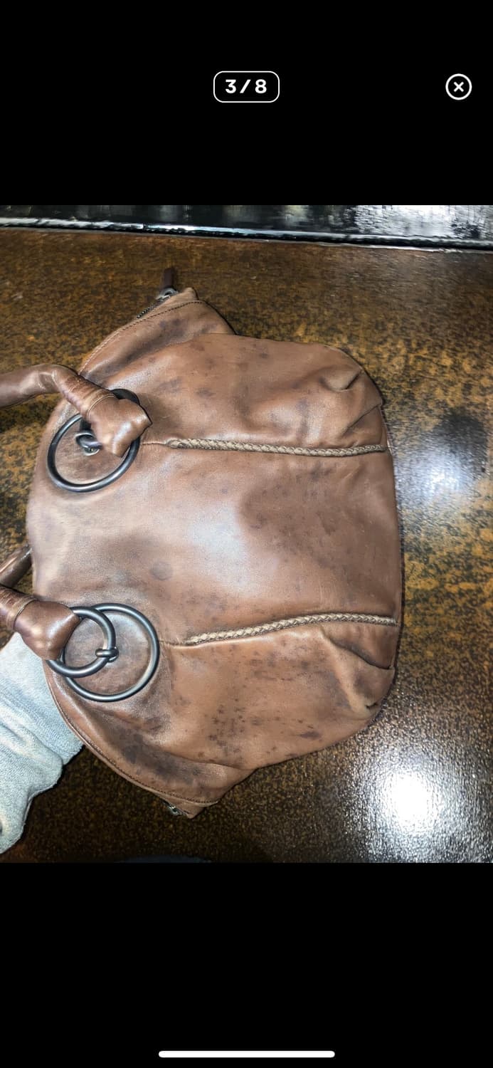 보테가베네타 레더 도트백 만두백 상품이미지3