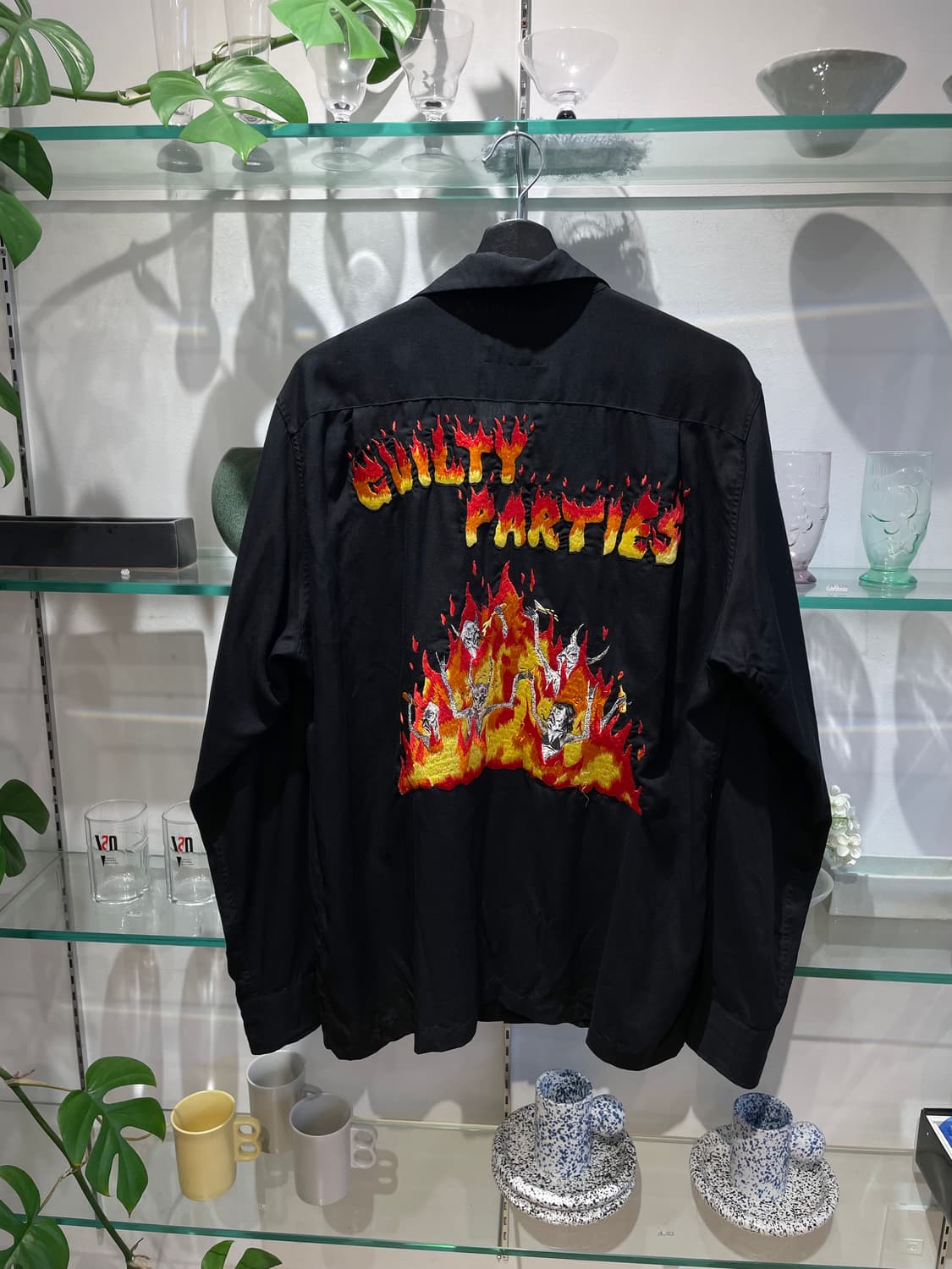 와코마리아 X 넥 페이스 camp collar shirt 상품이미지2