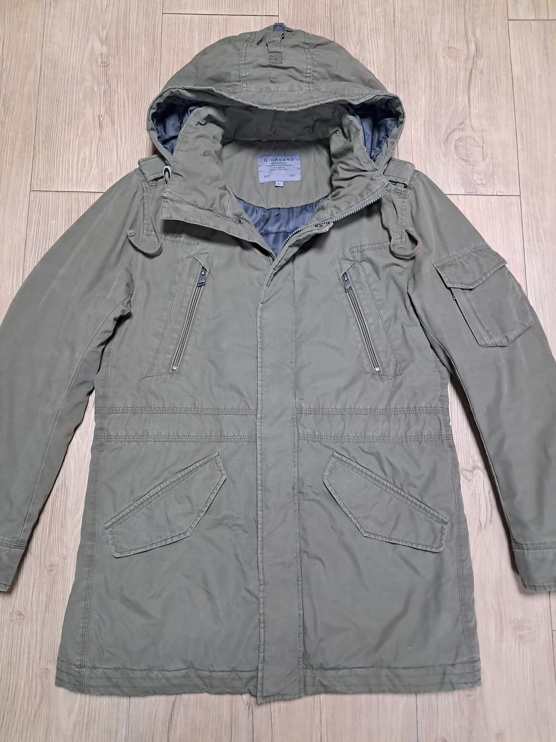 지오다노 패딩 파카 남성100  상품이미지3