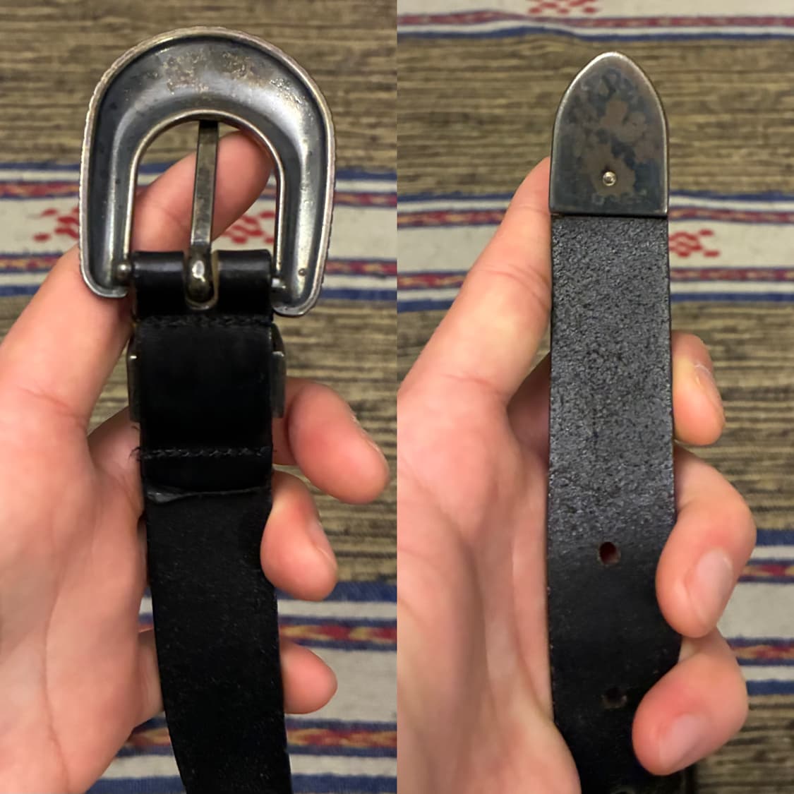 (28~32)ZARA 자라 리얼 레더 웨스턴벨트 가죽벨트 상품이미지4