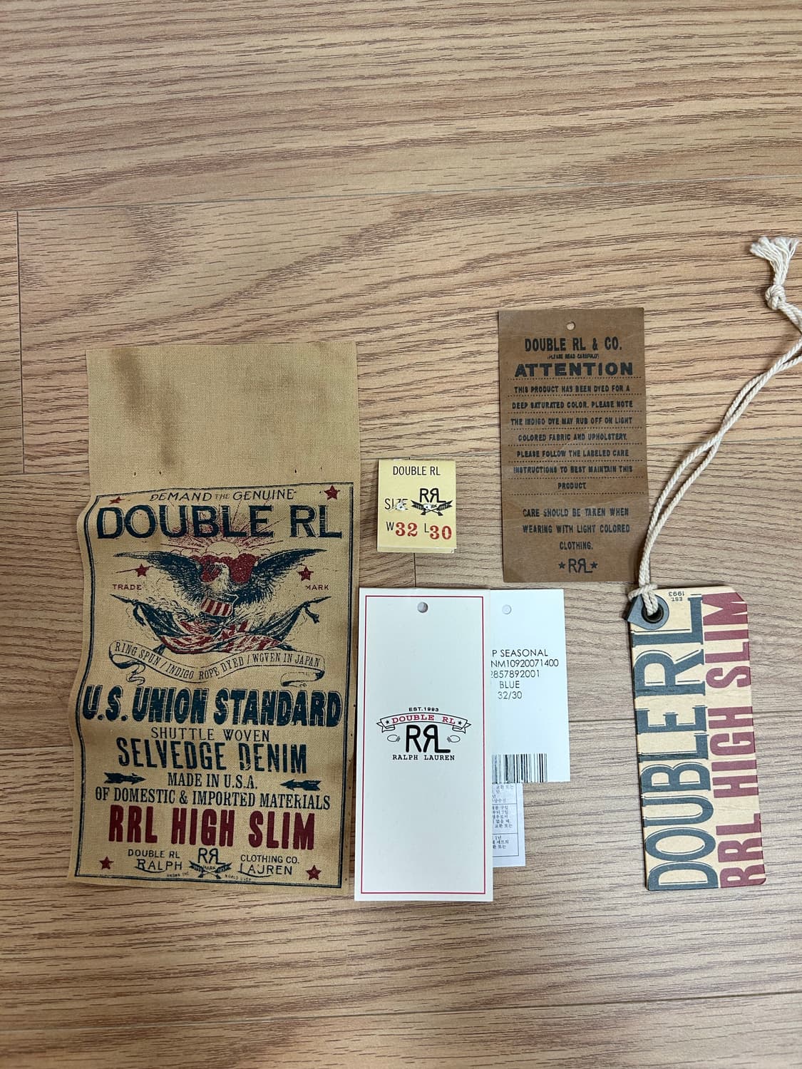 RRL 셀비지 진 W 32 상품이미지4