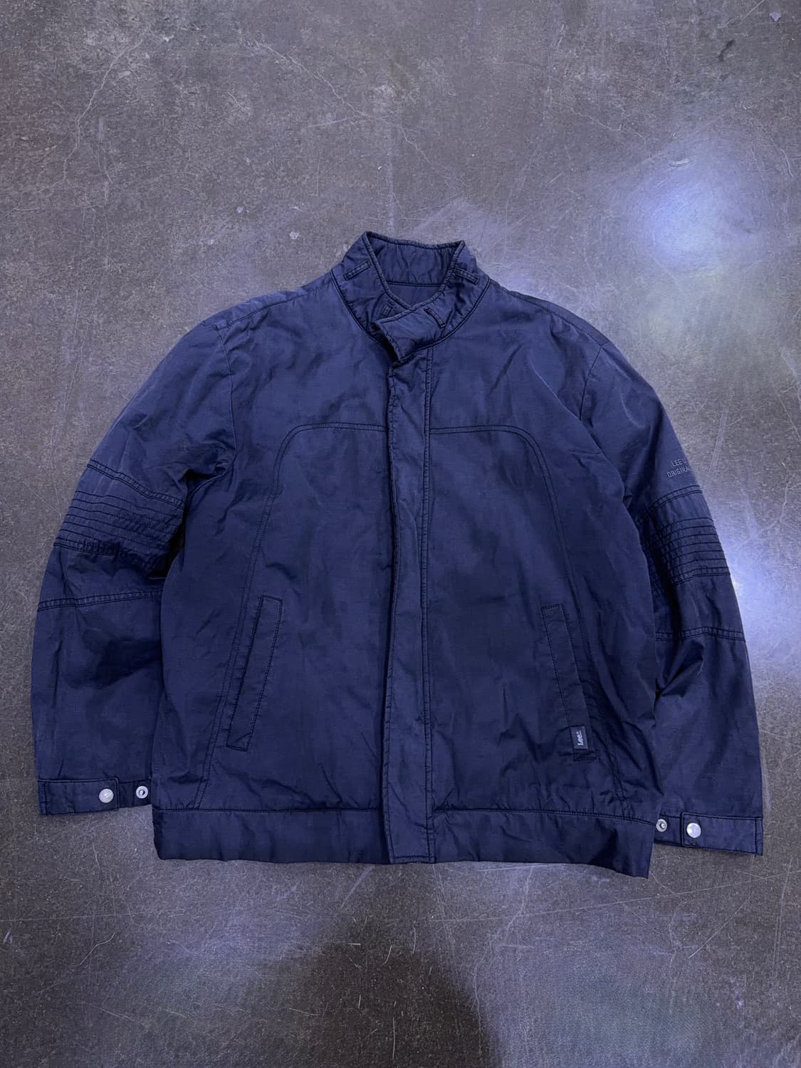 Lee 유니온 빈티지 2레이어 싱글 블루종 자켓 네이비 95 상품이미지1