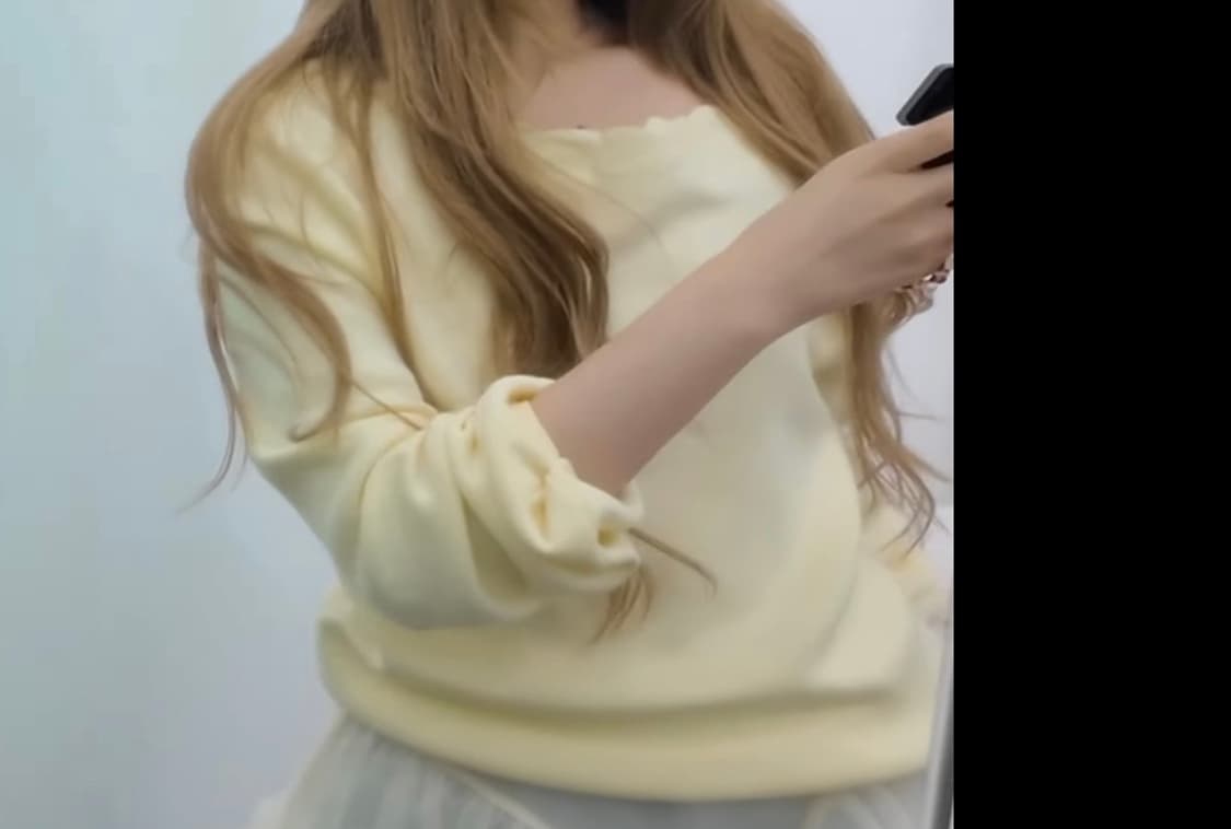 빈티지 플라워 니트 (유튜버 착용) 상품이미지3